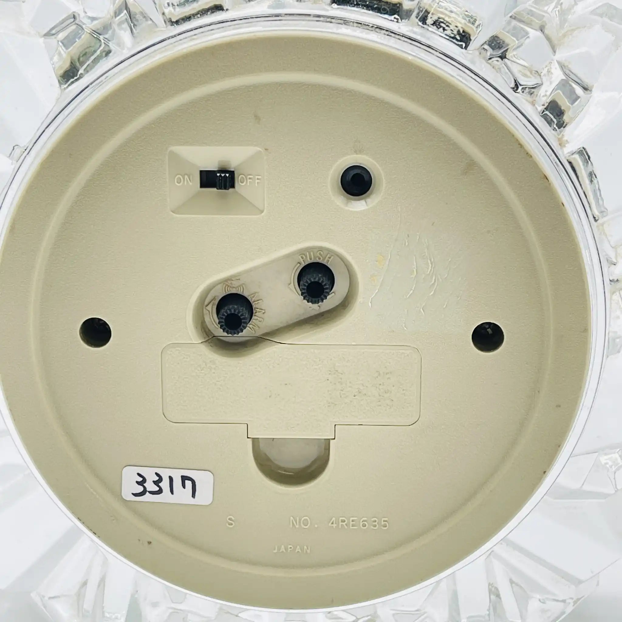 【リユース】 置き時計 / CITIZEN(シチズン) / 4RE635 / 1970年代後半から1980年代 / 日本 / クオーツ式置き時計