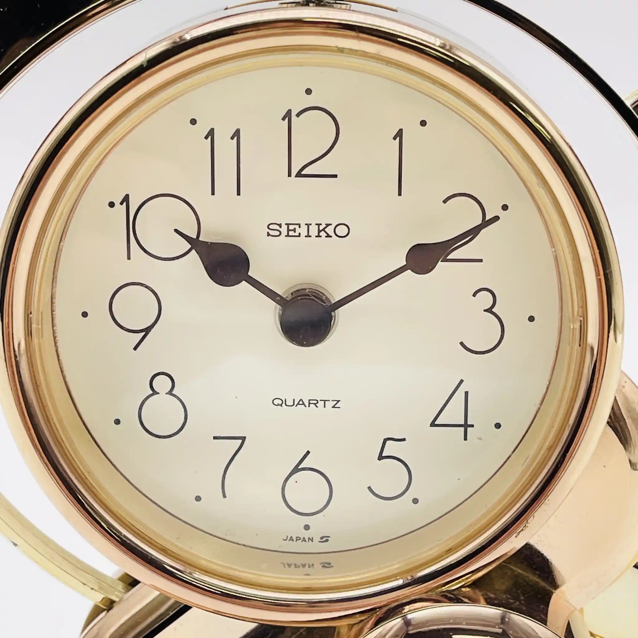 【リユース】 置き時計 / SEIKO(セイコー) / 白鳥モチーフ / 1970年代後半から1980年代前半 / 日本 / レトロフューチャー