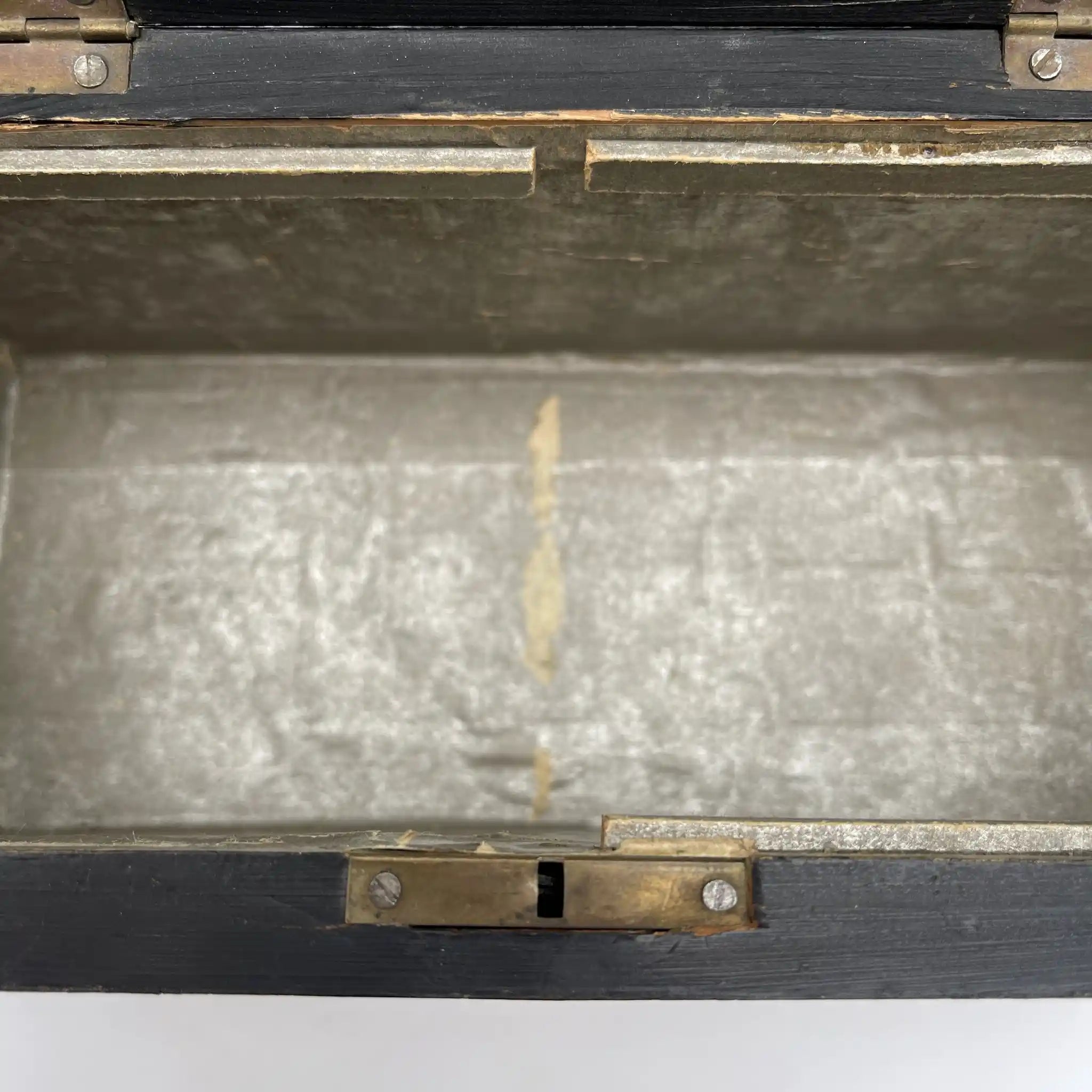 【アンティーク】 トリンケットボックス (小物入れ) / 推定1900前後 / ウォールナット材 / イギリス / パーケットリー