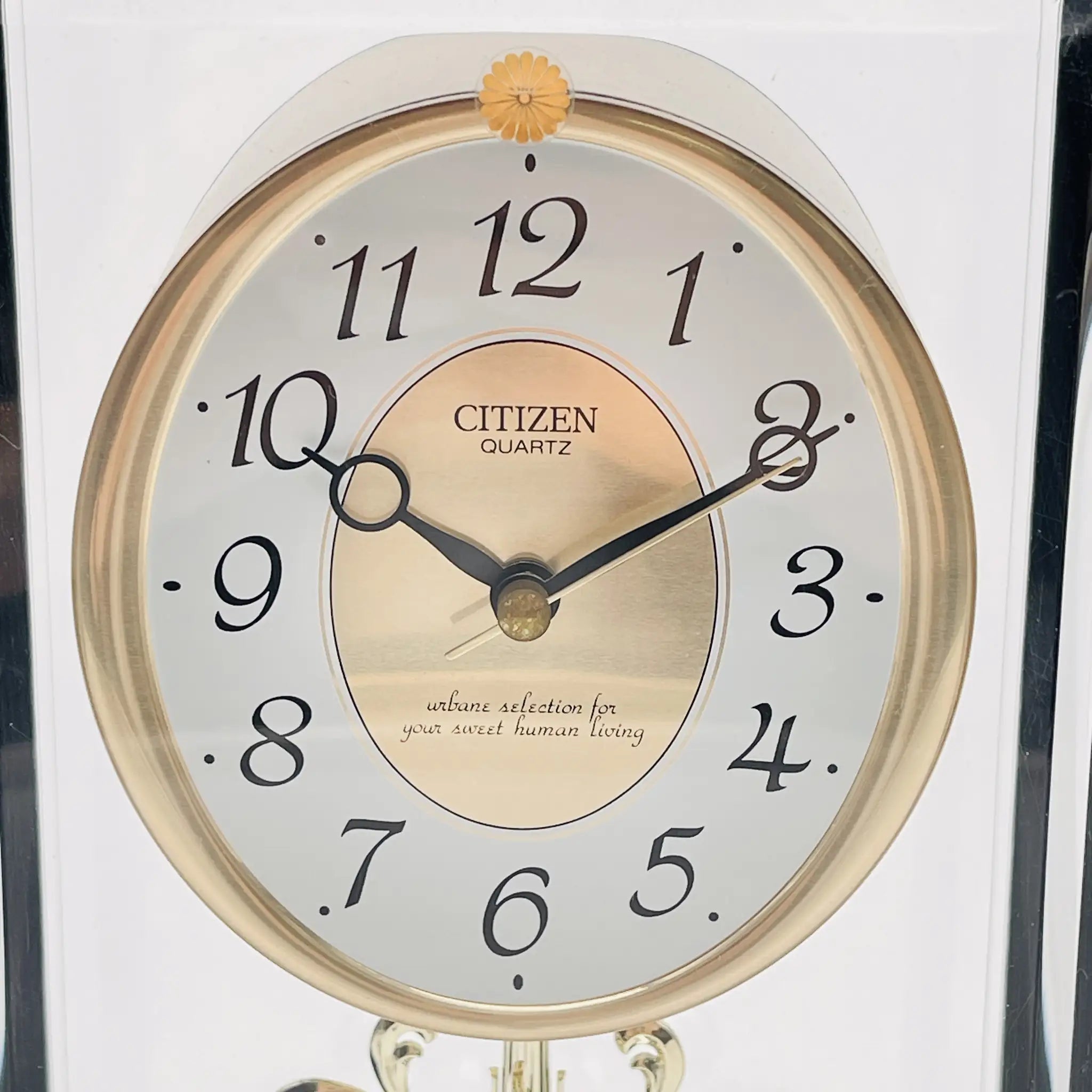 【リユース】 置き時計 / CITIZEN(シチズン) / 4SG629 ジェラール (Gerard) / 1980年代から1990年代 / 日本 / クオーツ式置き時計