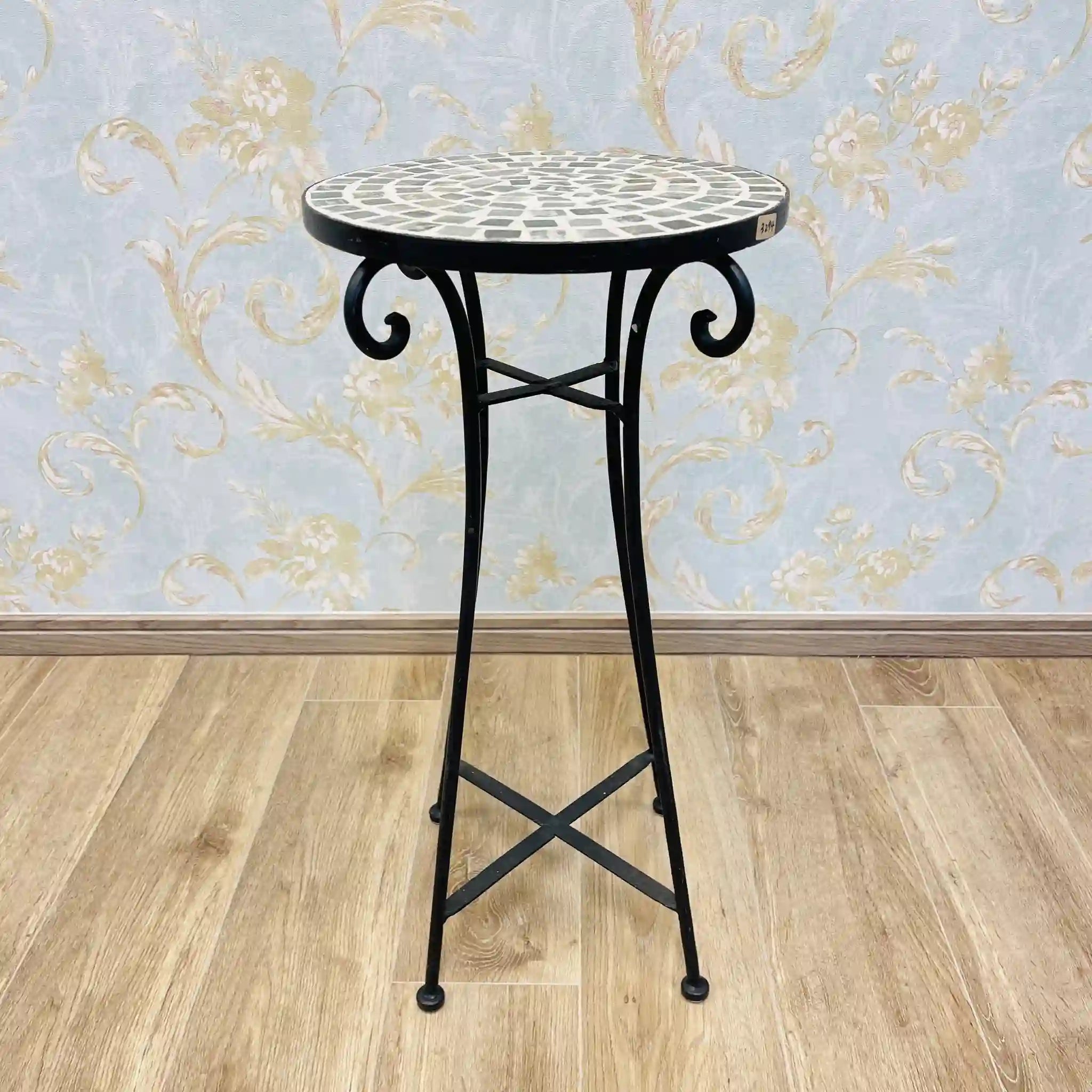 【リユース】 テーブル / アイアン / モザイクタイル