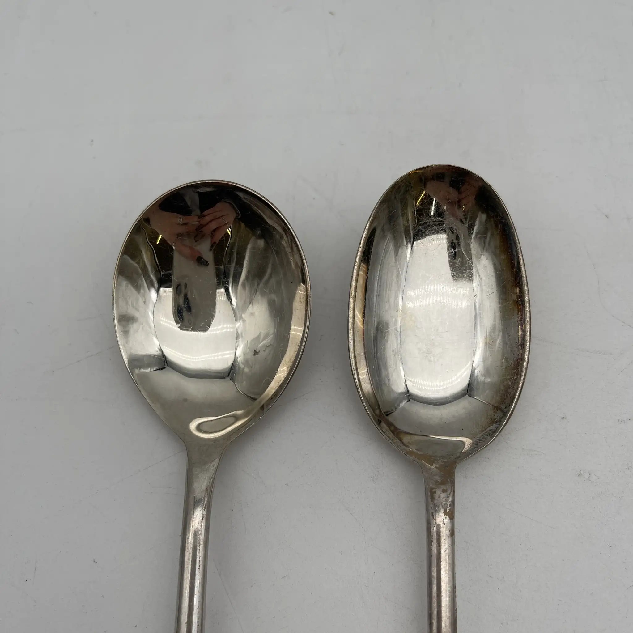 【复古】餐具套装6p /餐桌刀餐桌叉甜点叉子餐桌勺汤勺/估计1920-1950s /银盘/英国/ epns