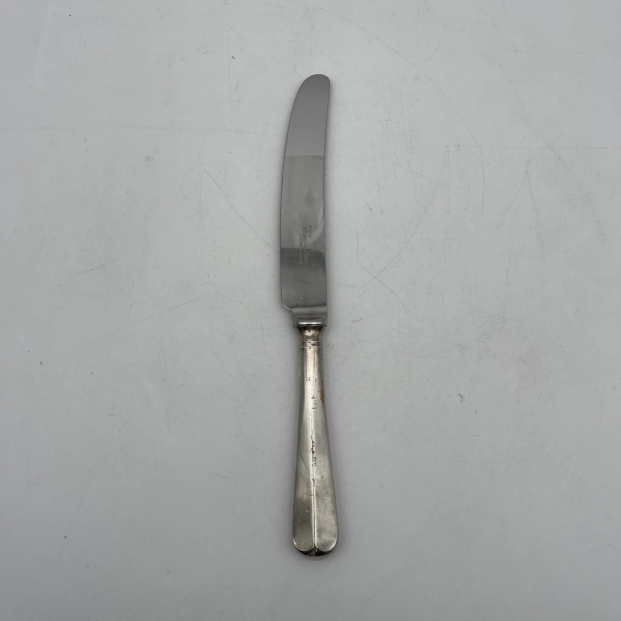 【ビンテージ】 ディナーナイフ / 推定1920-1950s / シルバープレート / イギリス / EPNS