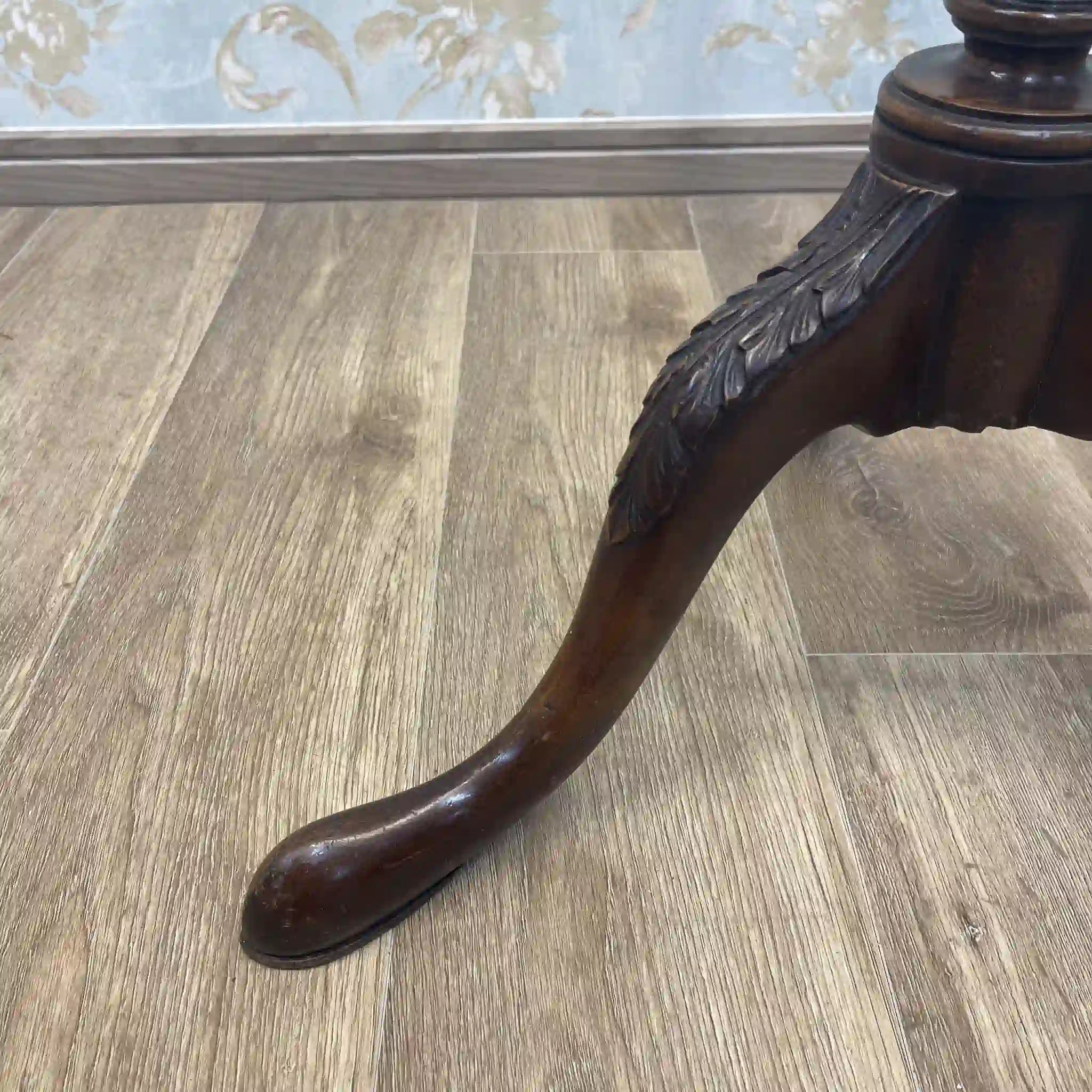 【アンティーク】 ポールスクリーン / 20世紀前後 / イギリス / トライポッド,ニードルポイント,旋盤細工