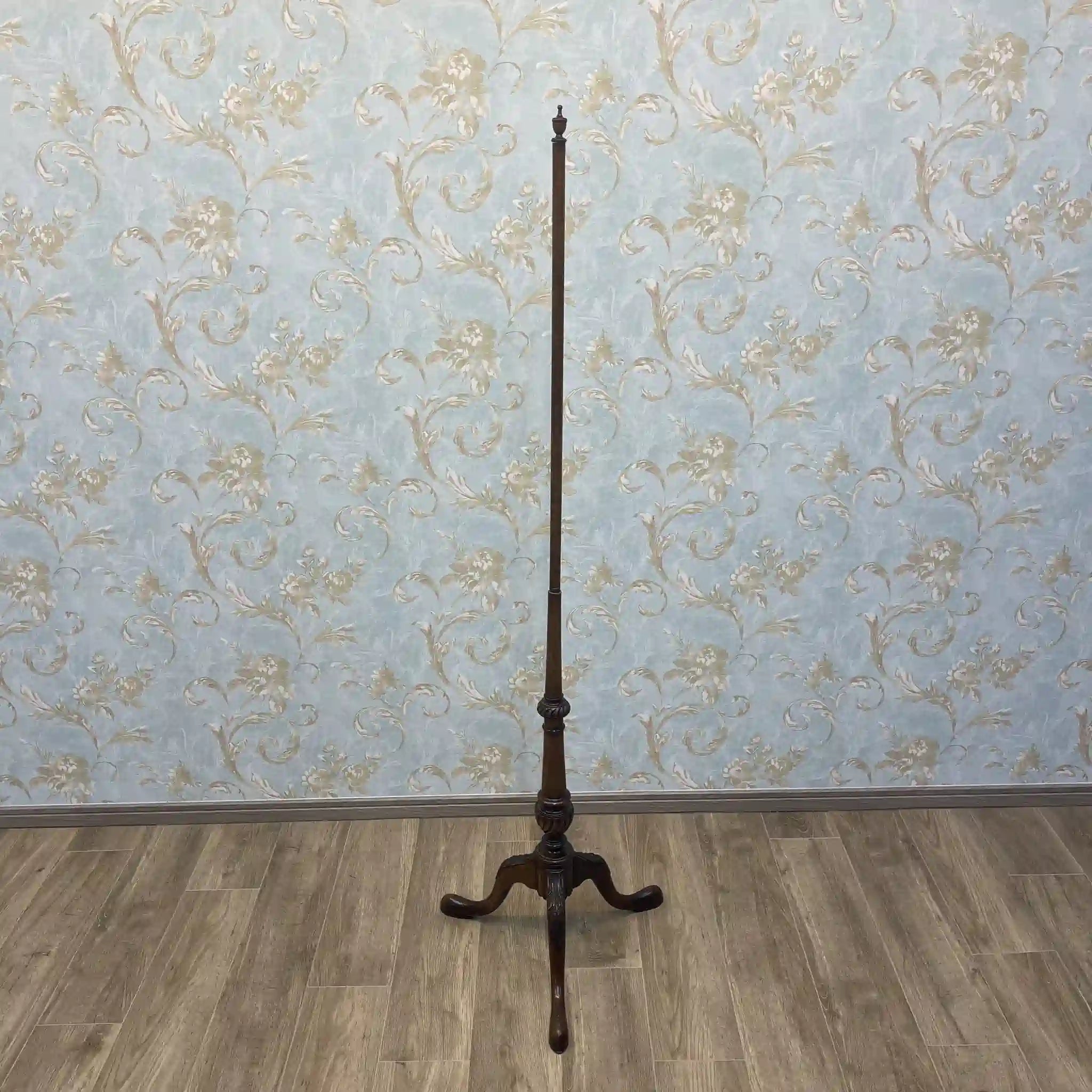 【アンティーク】 ポールスクリーン / 20世紀前後 / イギリス / トライポッド,ニードルポイント,旋盤細工