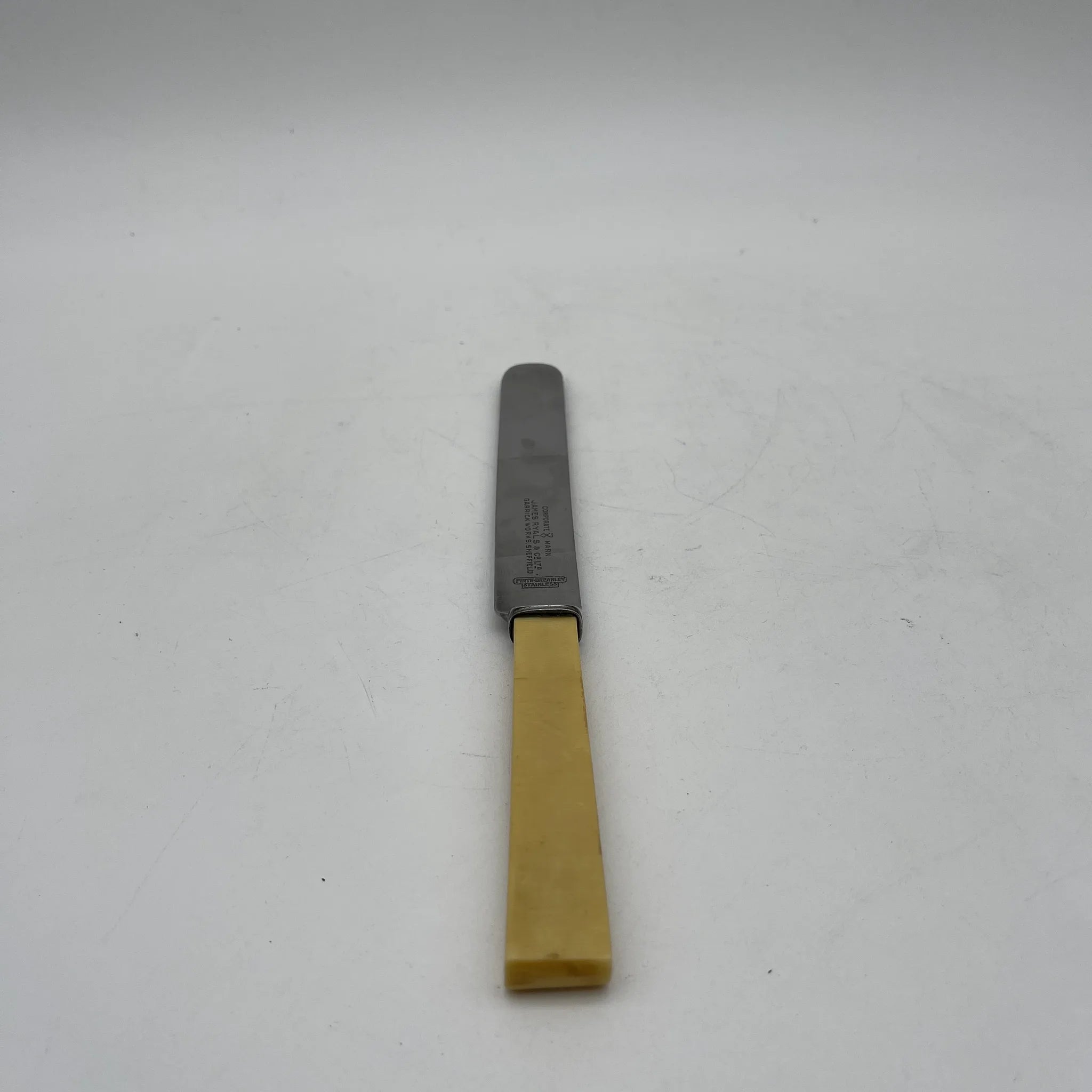 【ビンテージ】 バターナイフ / James Ryals&Co (ジェームス・ライアルズ) / 1920-1940s / ステンレス / イギリス