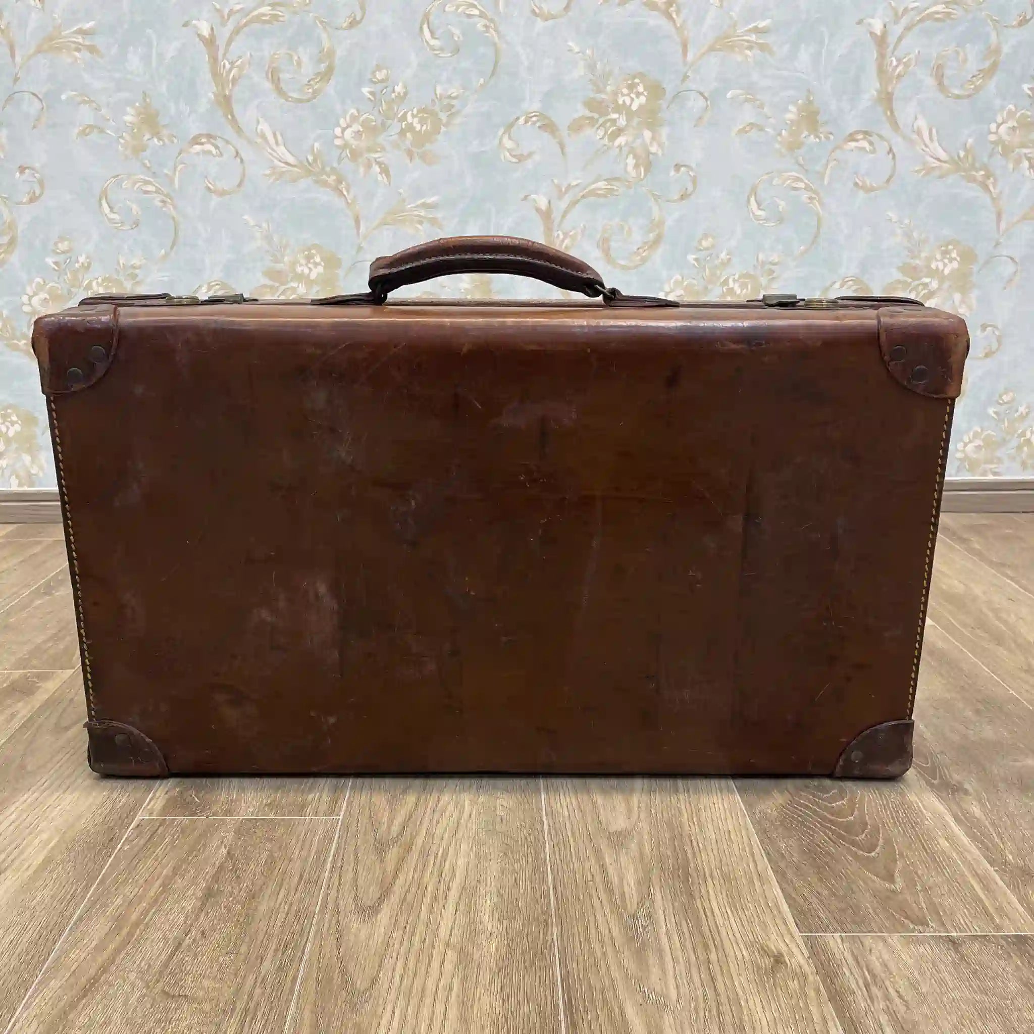 【アンティーク】 トランク(スーツケース) / 本革 / イギリス