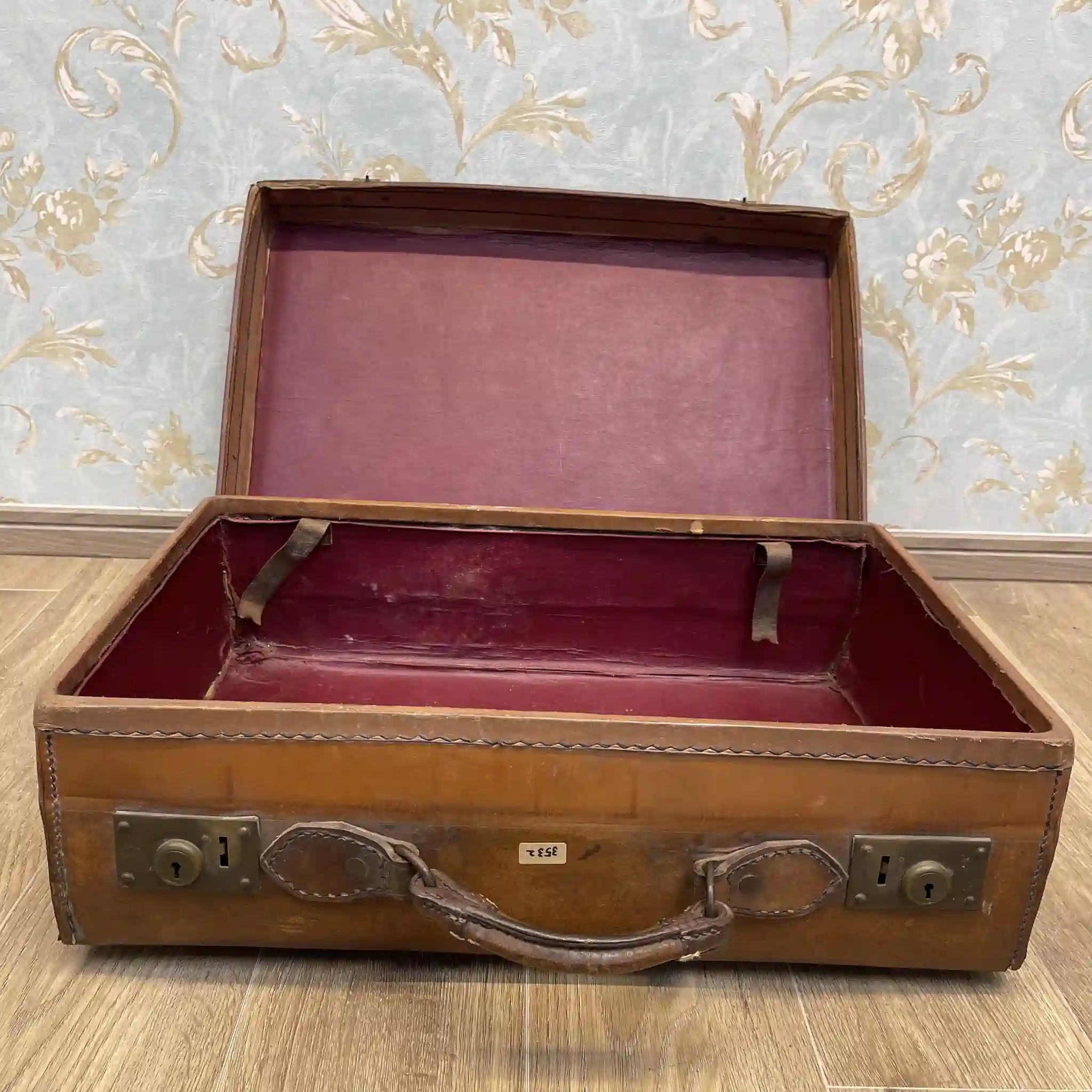【アンティーク】 トランク(スーツケース) / 1920〜1940年代 / 本革 / イギリス