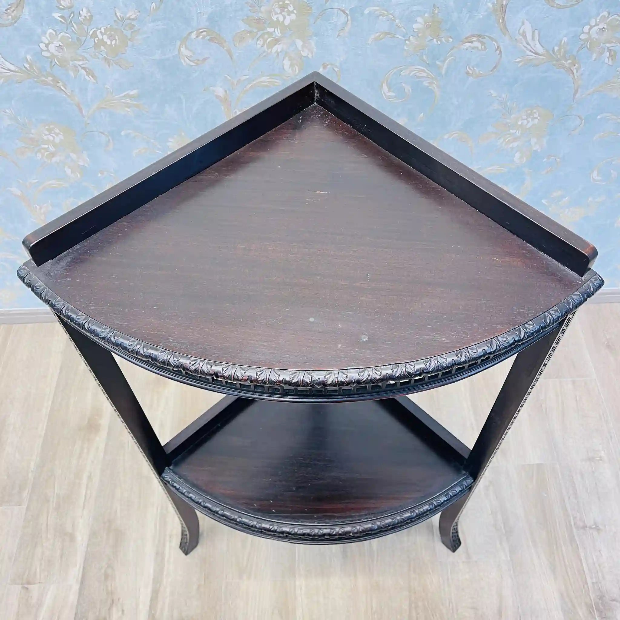 【リユース】 コーナーラック / チッペンデール様式