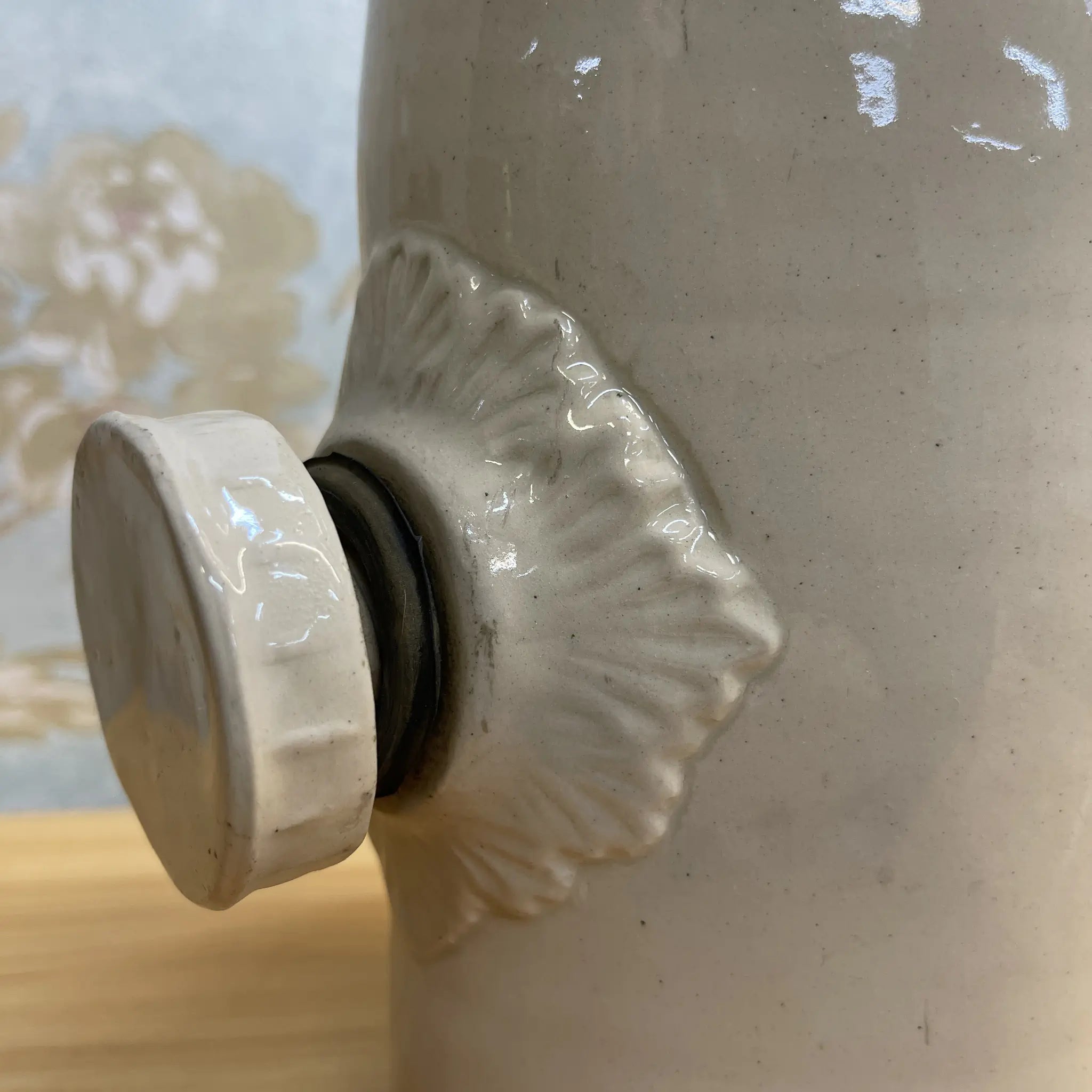 【アンティーク】 ベッド・ウォーマー (湯たんぽ) / Lovatt / 推定1900前後 / ストーンウェア / イギリス