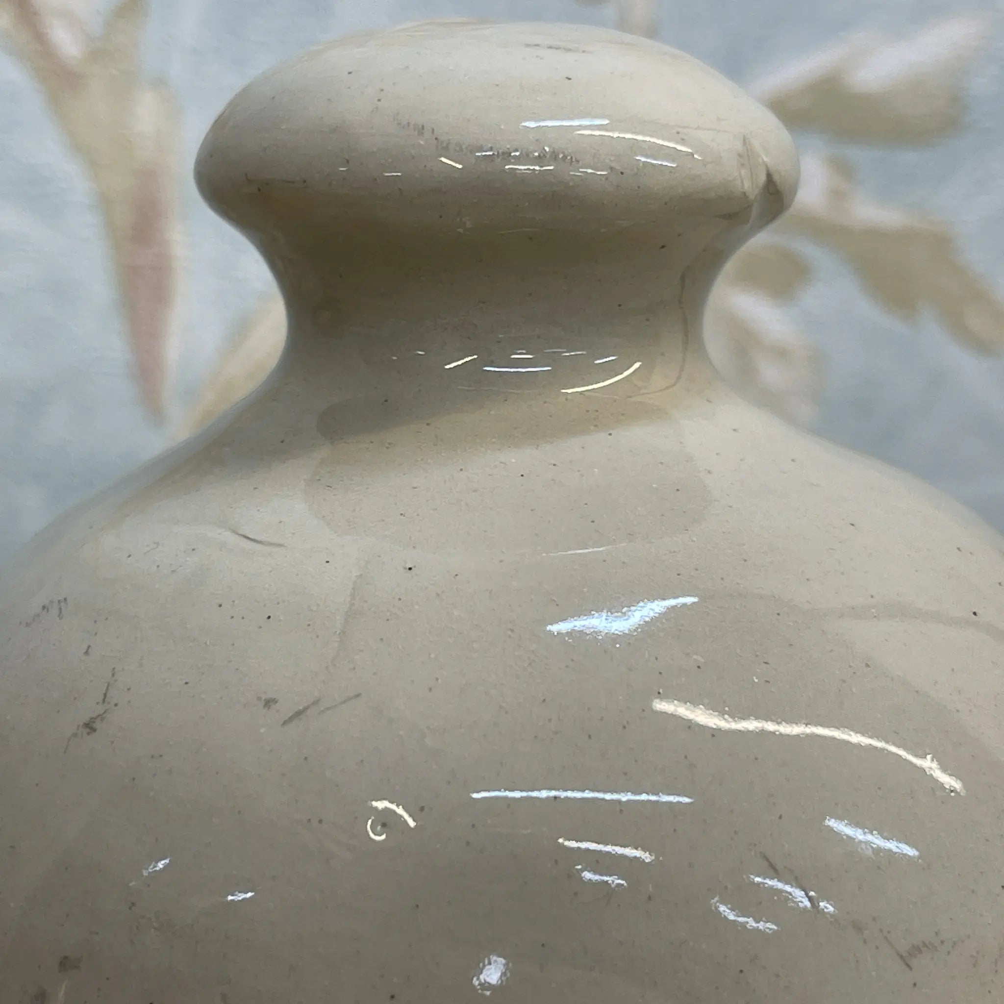 【アンティーク】 ベッド・ウォーマー (湯たんぽ) / Lovatt / 推定1900前後 / ストーンウェア / イギリス