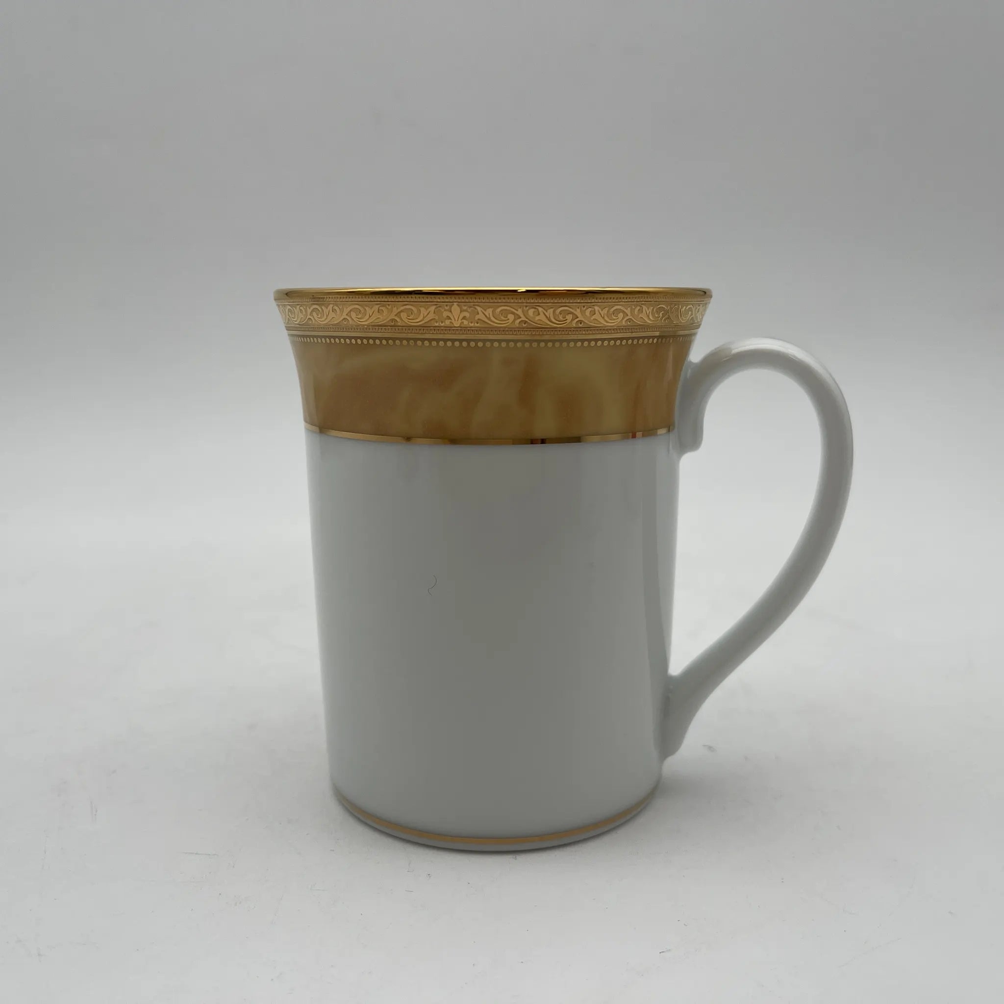 【再利用】马克杯/ Noritake / 1980-2000s /瓷器/日本/金彩,唐草