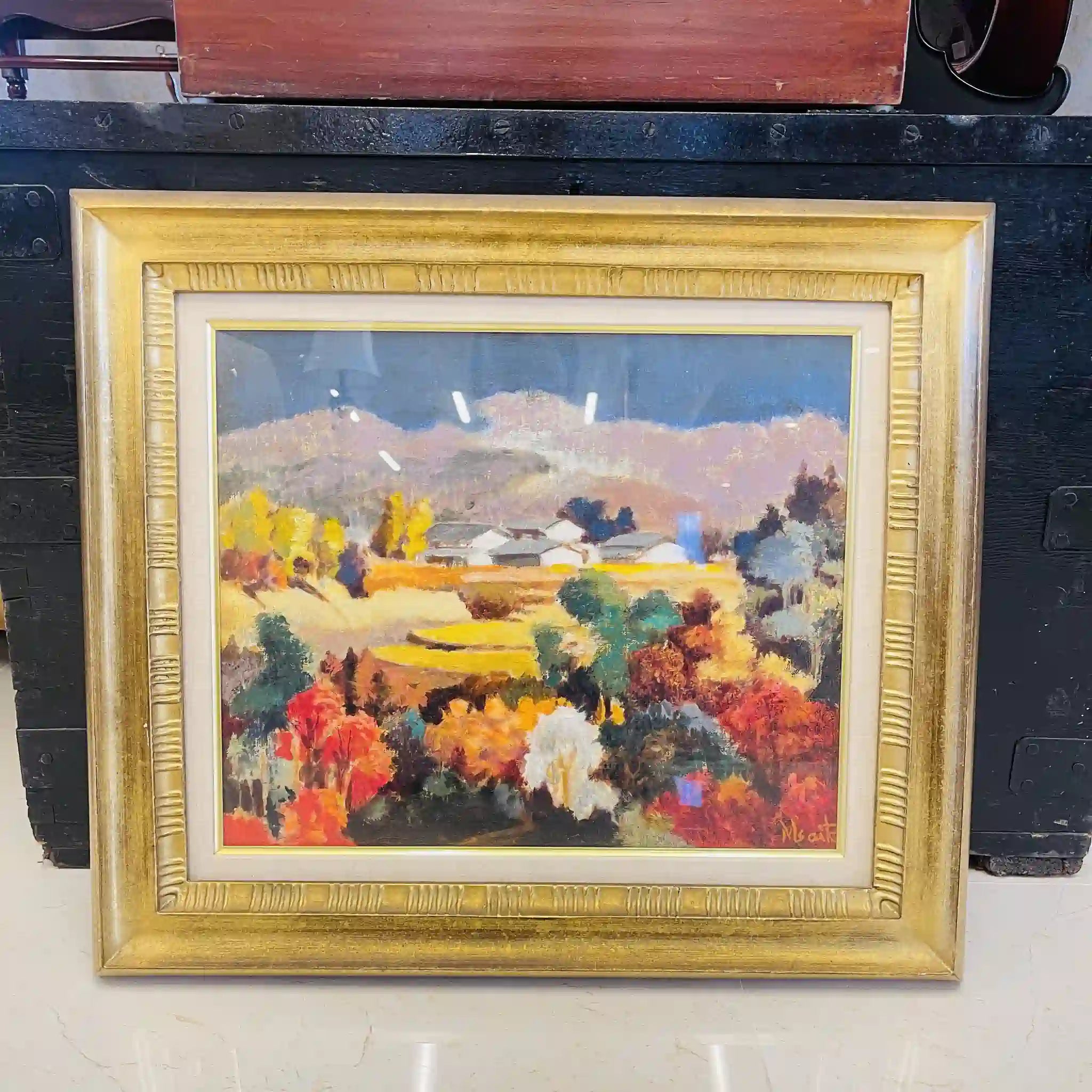 【アート/装飾品】 油彩画 風景画