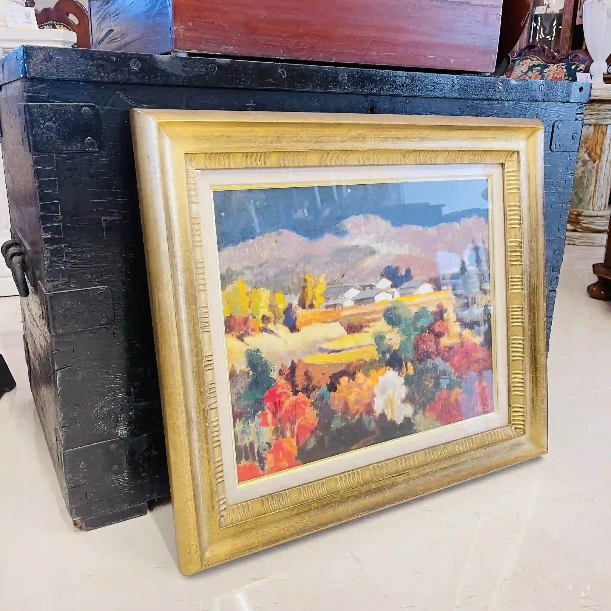 【アート/装飾品】 油彩画 風景画