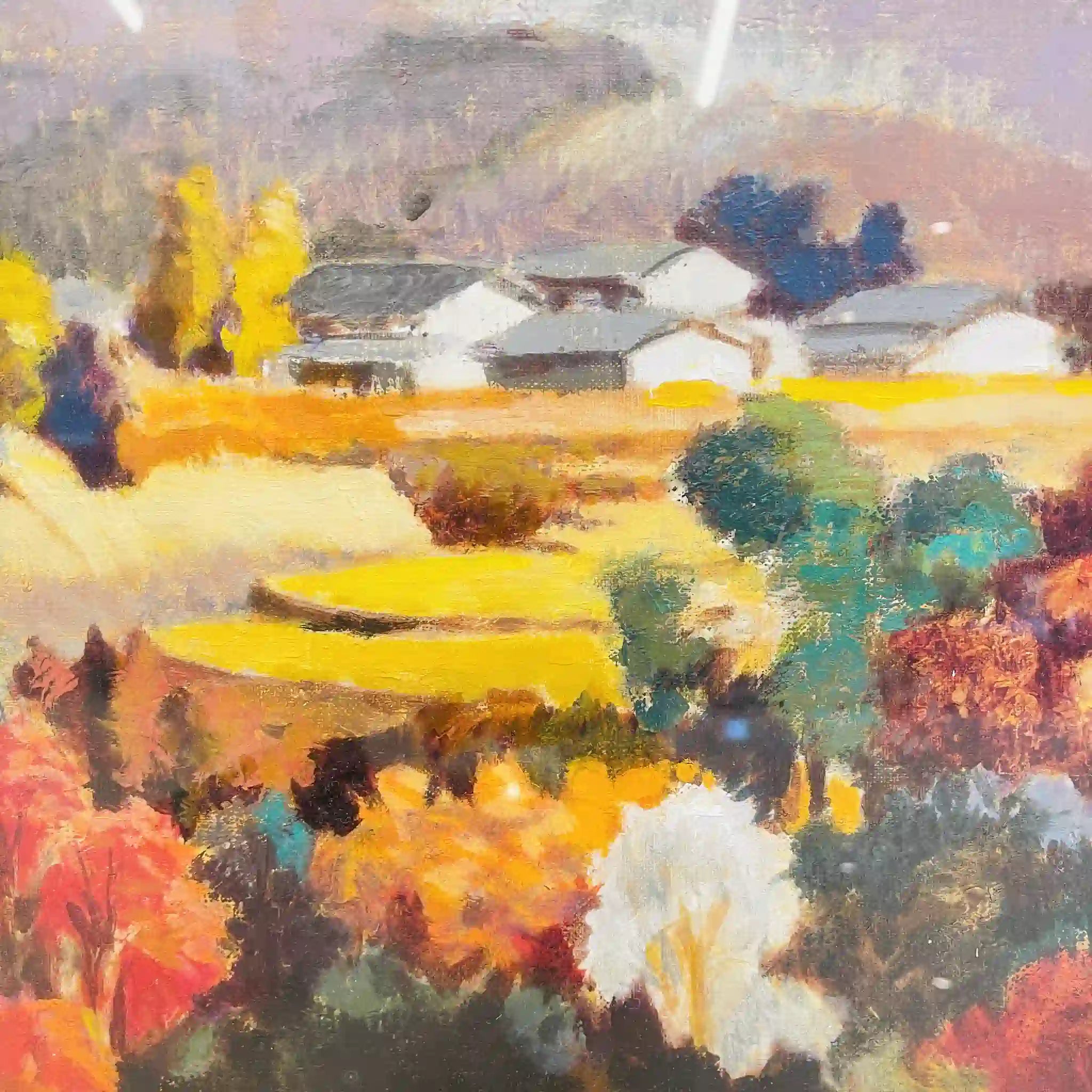 【アート/装飾品】 油彩画 風景画