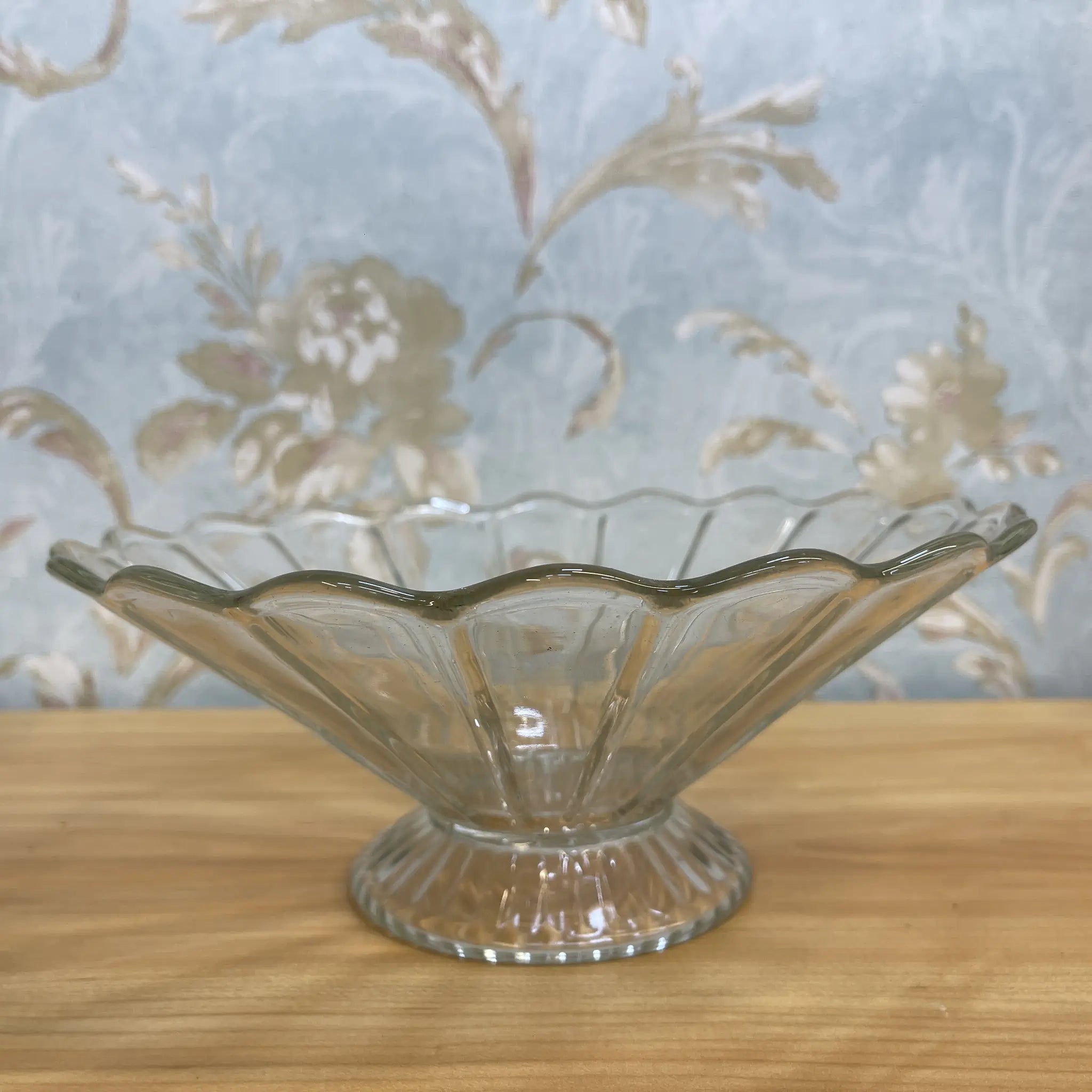 【アンティーク】 コンポート / 推定20C前期 / クリスタルガラス / ヨーロッパ