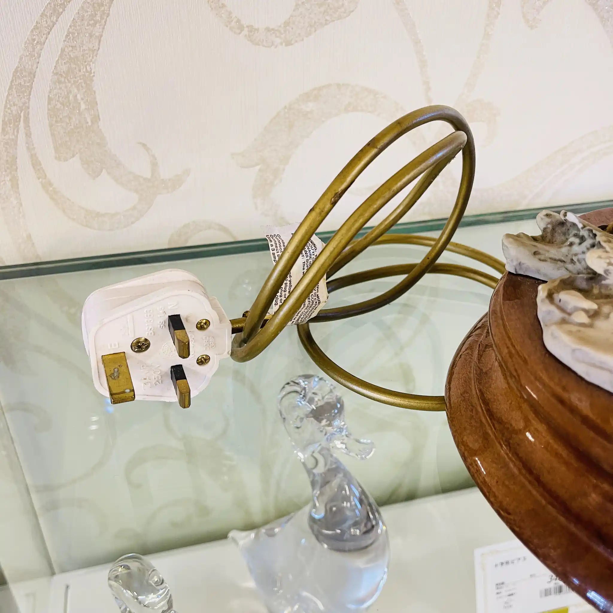 【アンティーク】 テーブルランプ&ランプシェード