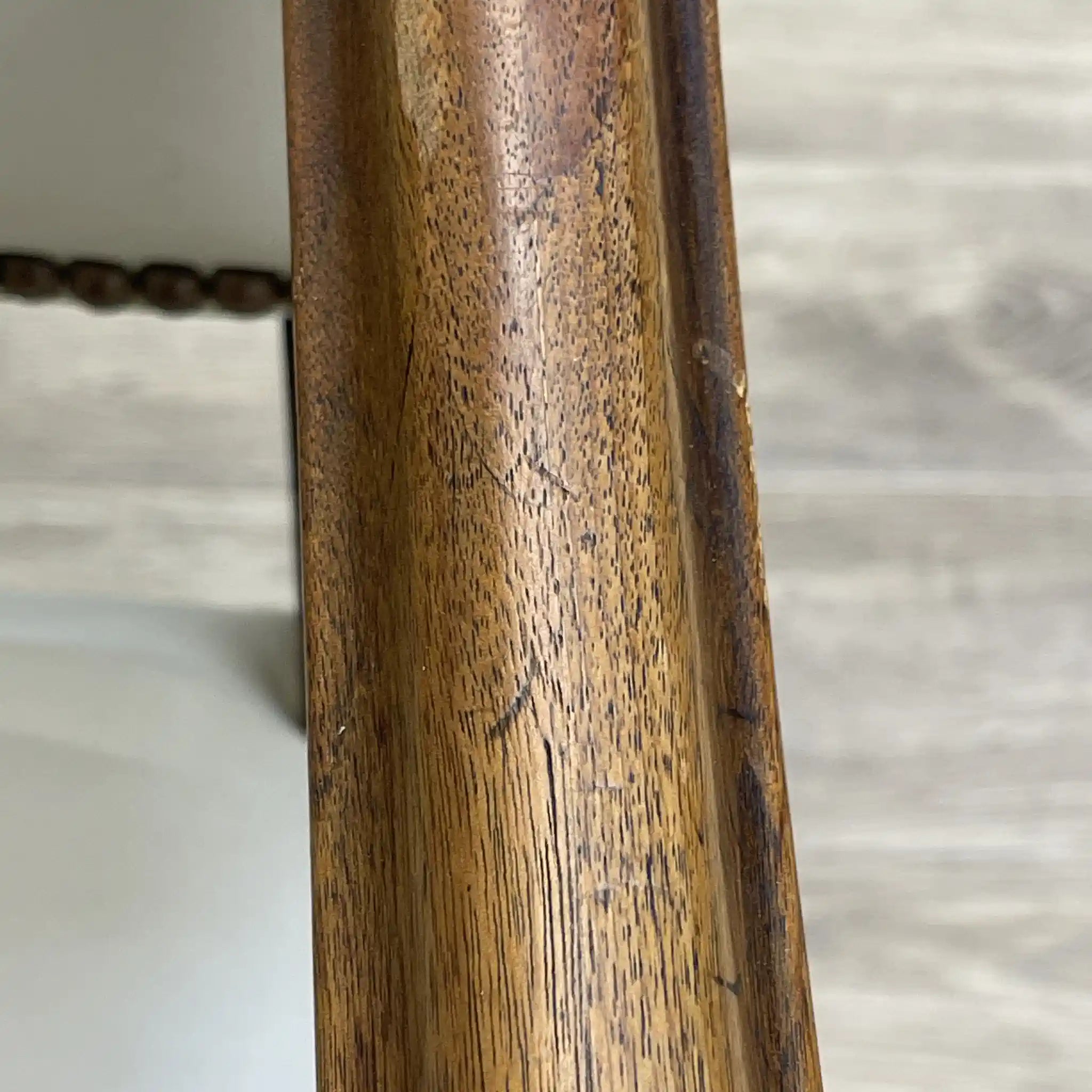 【アンティーク】 ハイバックチェア / 推定20C初頭 / ウォールナット材 / フランス / バラスター, スクロール, 透かし彫り