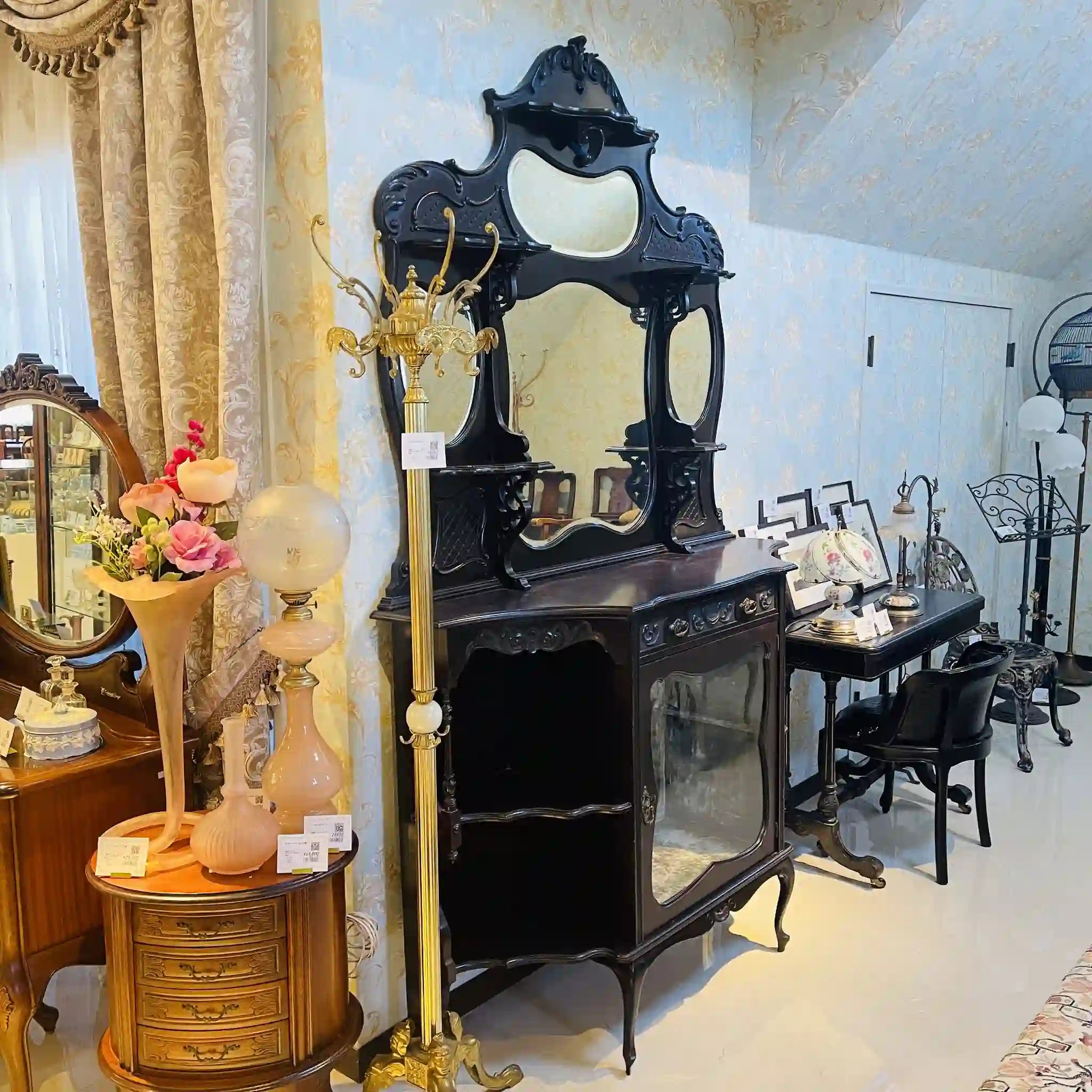 【アンティーク】 アンティークドレッサー(セット) / イギリス直輸入