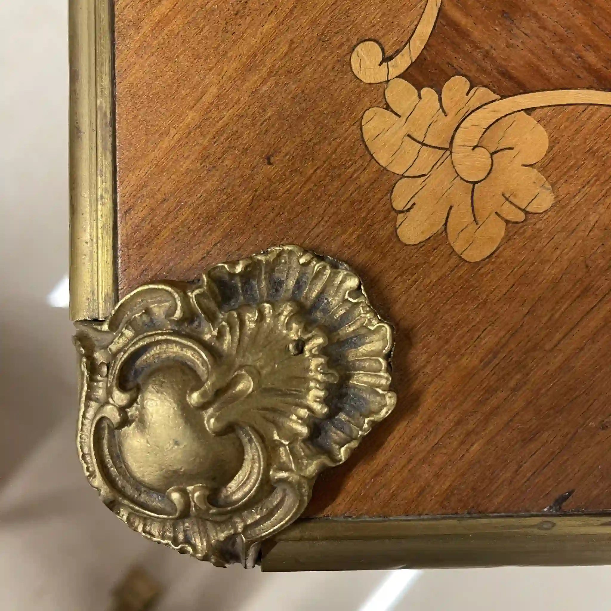 【アンティーク】 アンティークゲームテーブル / ルイ15世様式 / 20世紀前期(推定) / マホガニー材サテンウッド材 / フランス