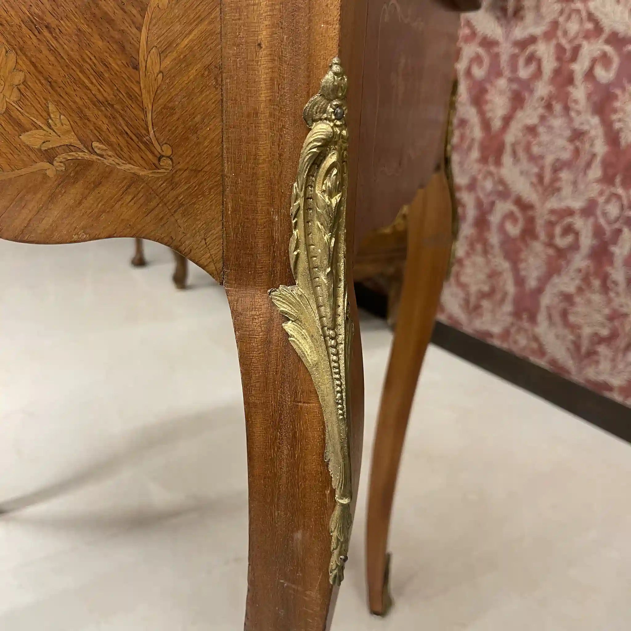 【アンティーク】 アンティークゲームテーブル / ルイ15世様式 / 20世紀前期(推定) / マホガニー材サテンウッド材 / フランス