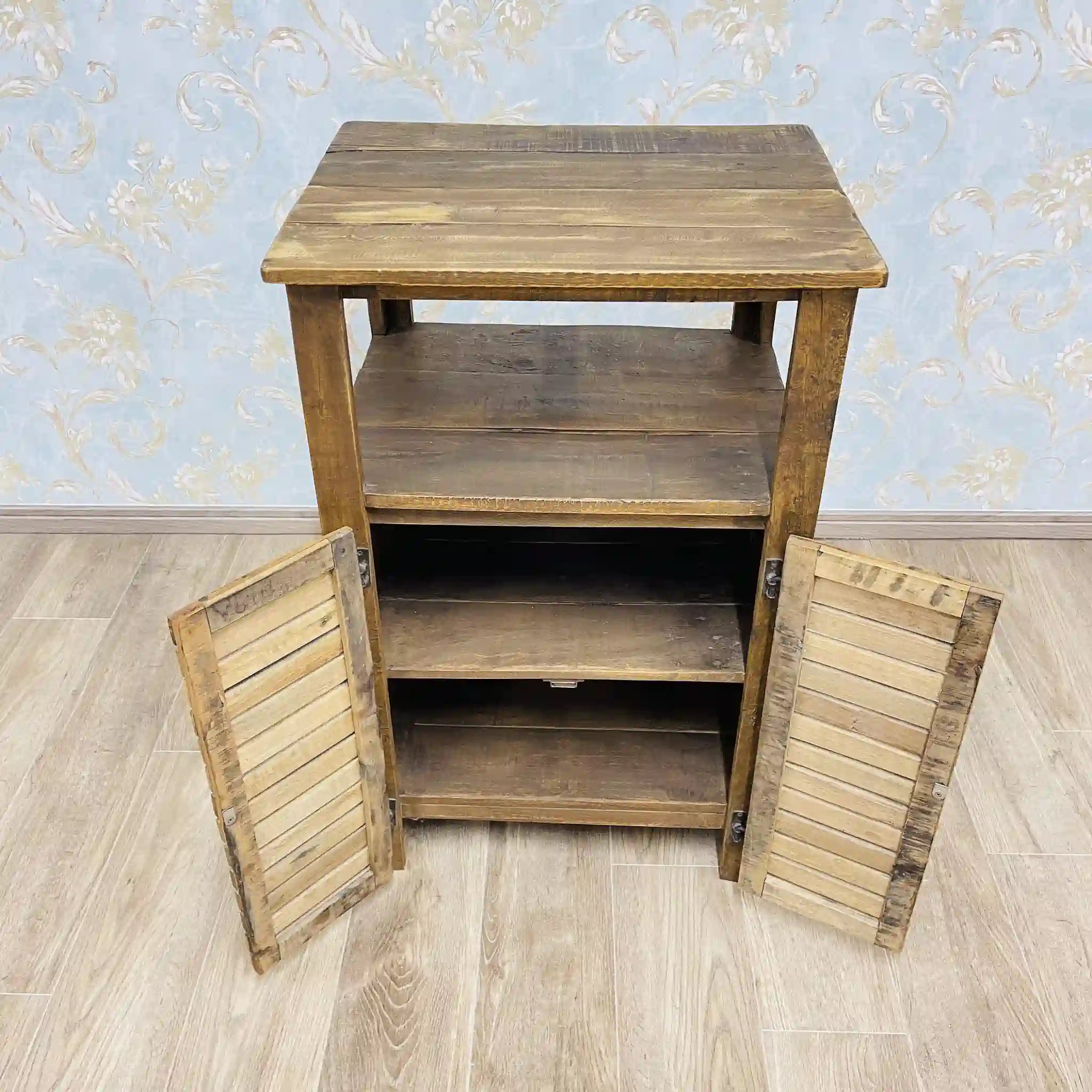 【リユース】 サイドキャビネット / リサイクルウッド