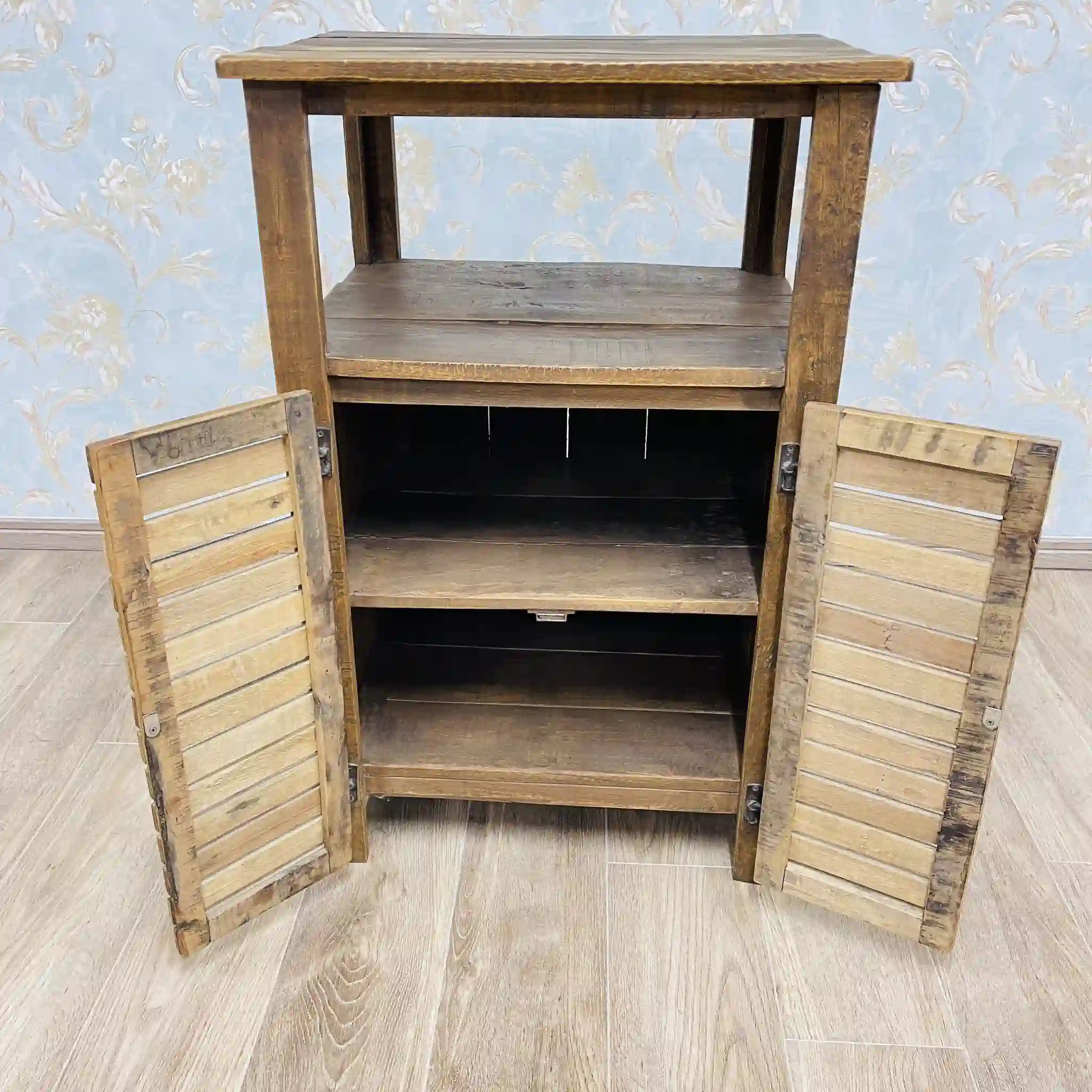 【リユース】 サイドキャビネット / リサイクルウッド