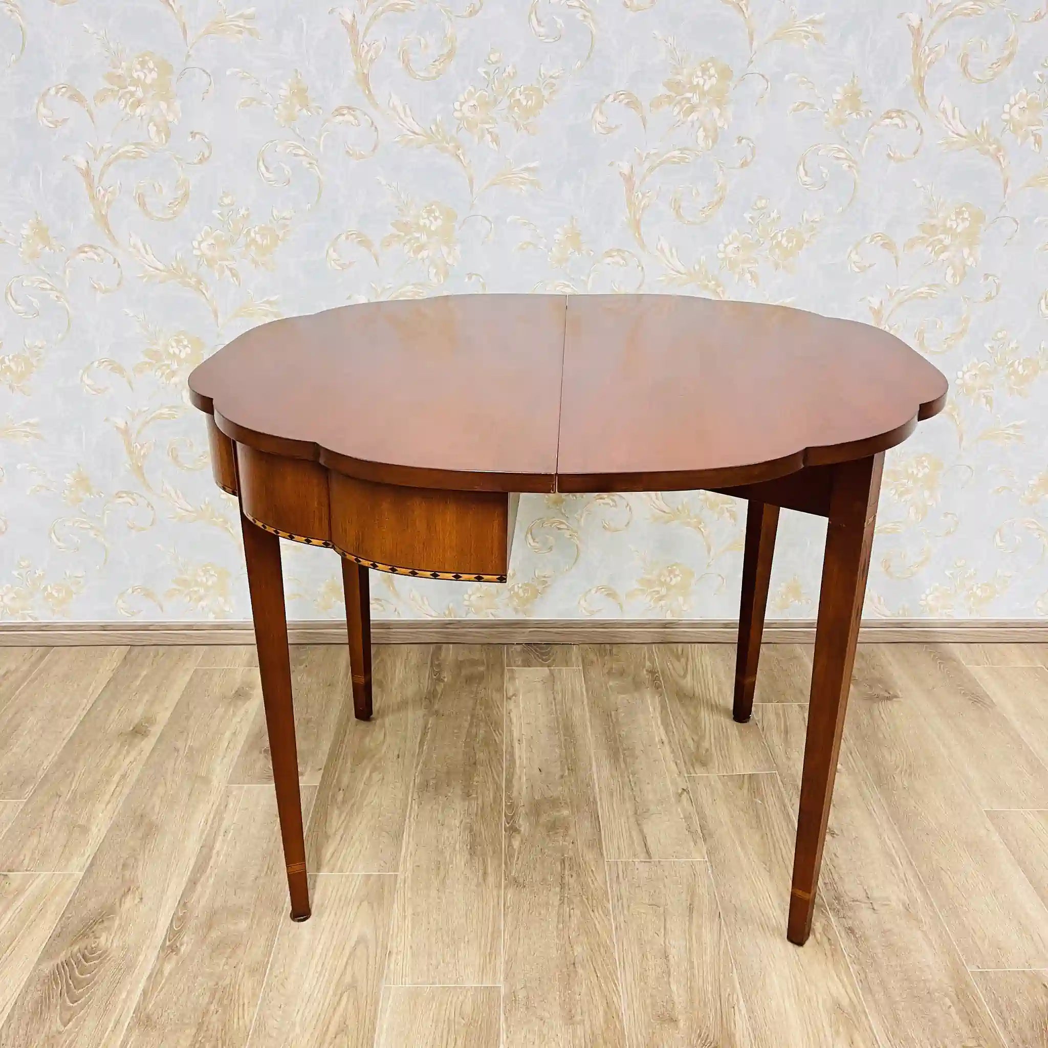 【リユース】 コンソールテーブル / Henkel・Harris(ヘンケル・ハリス) / フェデラル様式 / チェリー材 / フリップトップ・コンソールゲームテーブル