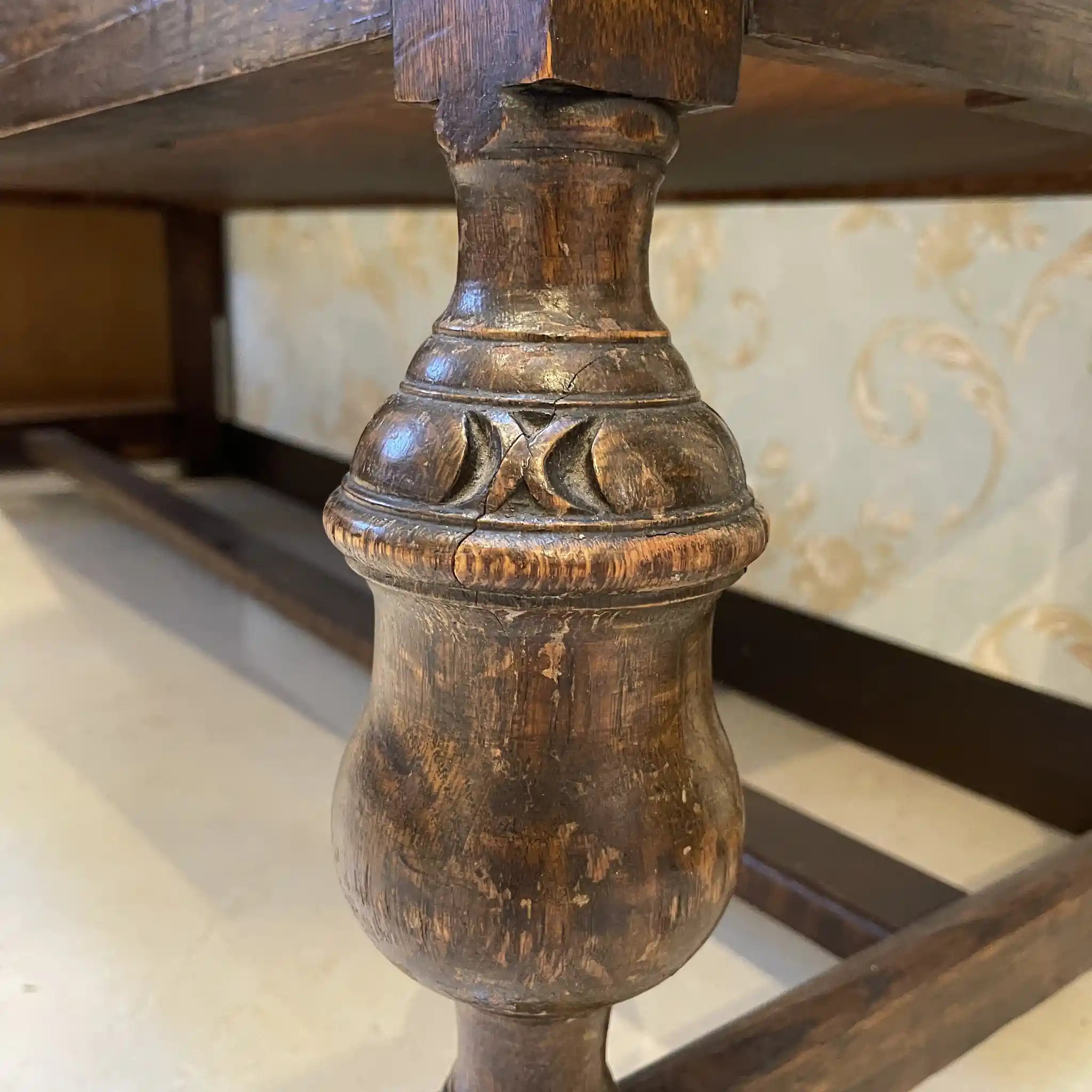 古董餐邊櫃 / 波旁腿 / 橡木 / 英國