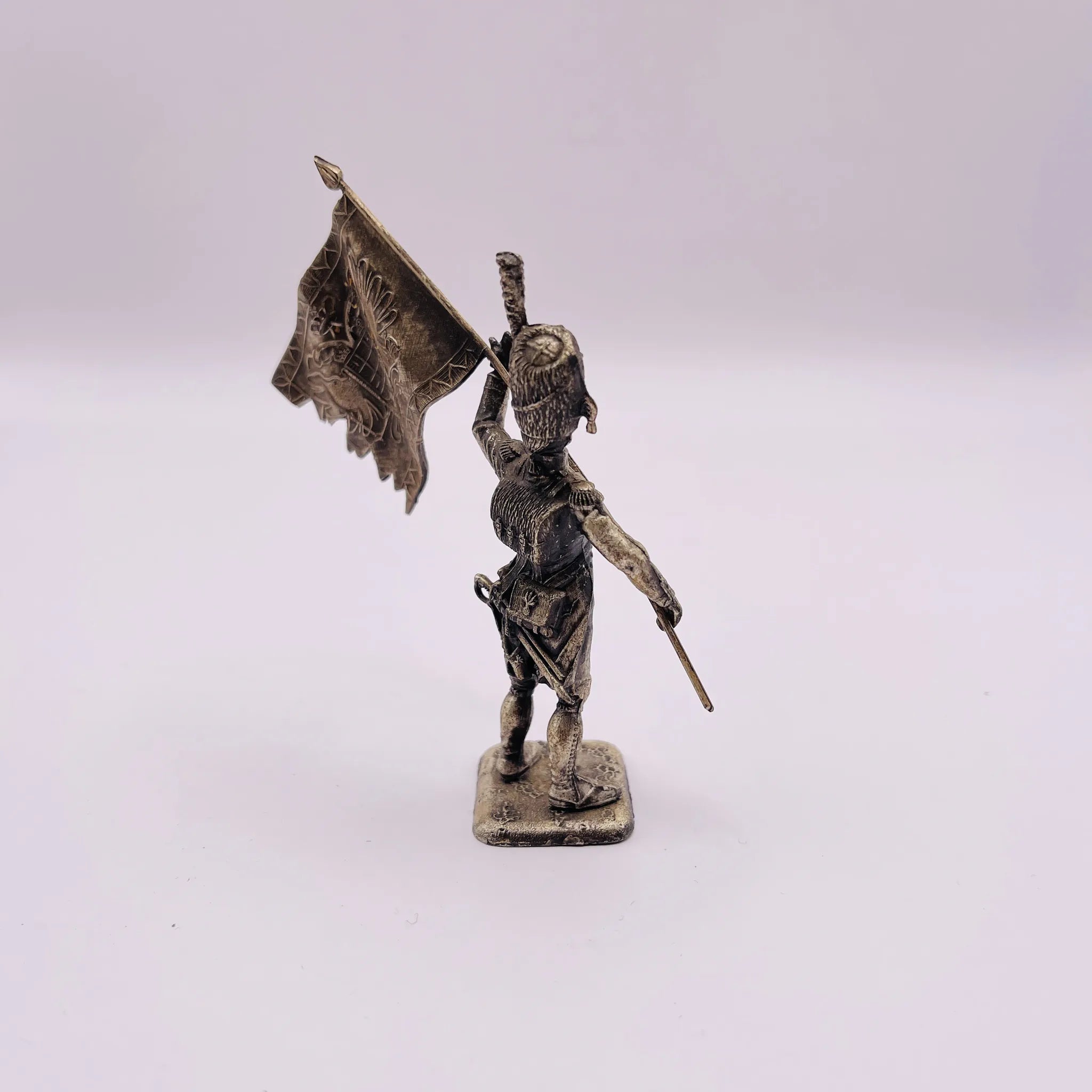 【アンティーク】 ピューター製兵士像 / グレナディアガーズ / ピューター / フランス