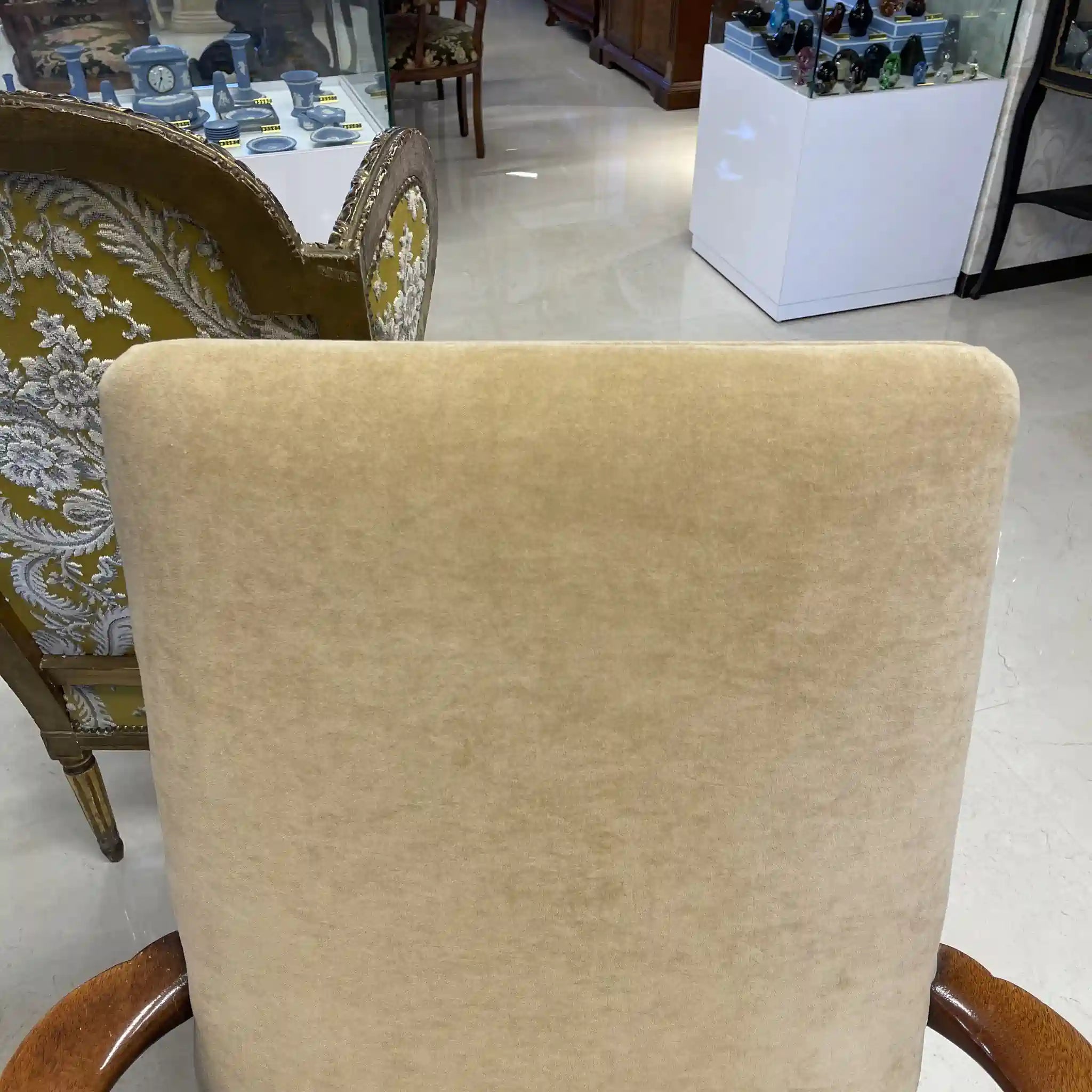 【アンティーク】 アームチェア / ジョージアン様式 / 20世紀後半(推定) / ベロアビーチ材 / イギリス / イギリス直輸入