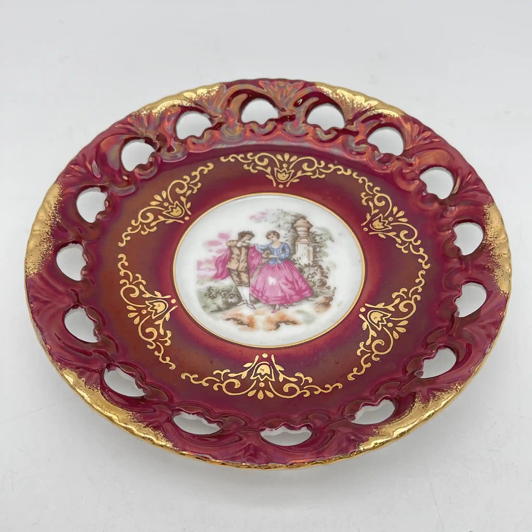 【复古】杯&碟子/大桥陶器/ Golden Fantasy /推测1950-60s /瓷器/日本/ fat galant,金彩