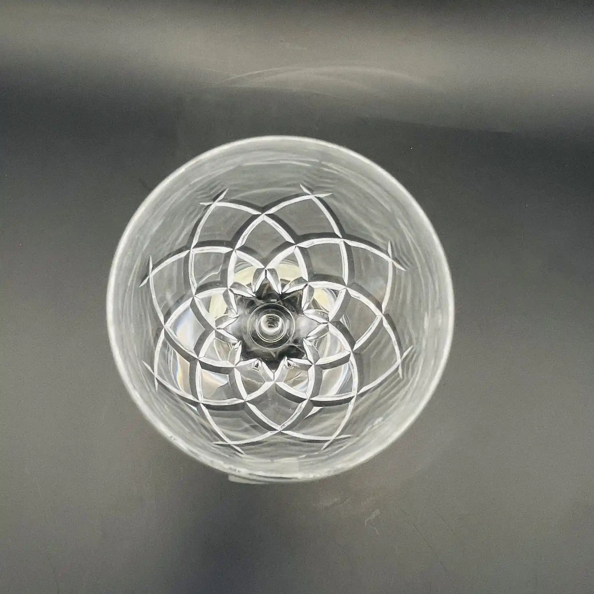 【リユース】 ワイングラスセット 2P / フランス / 24%pbo / 箱付き