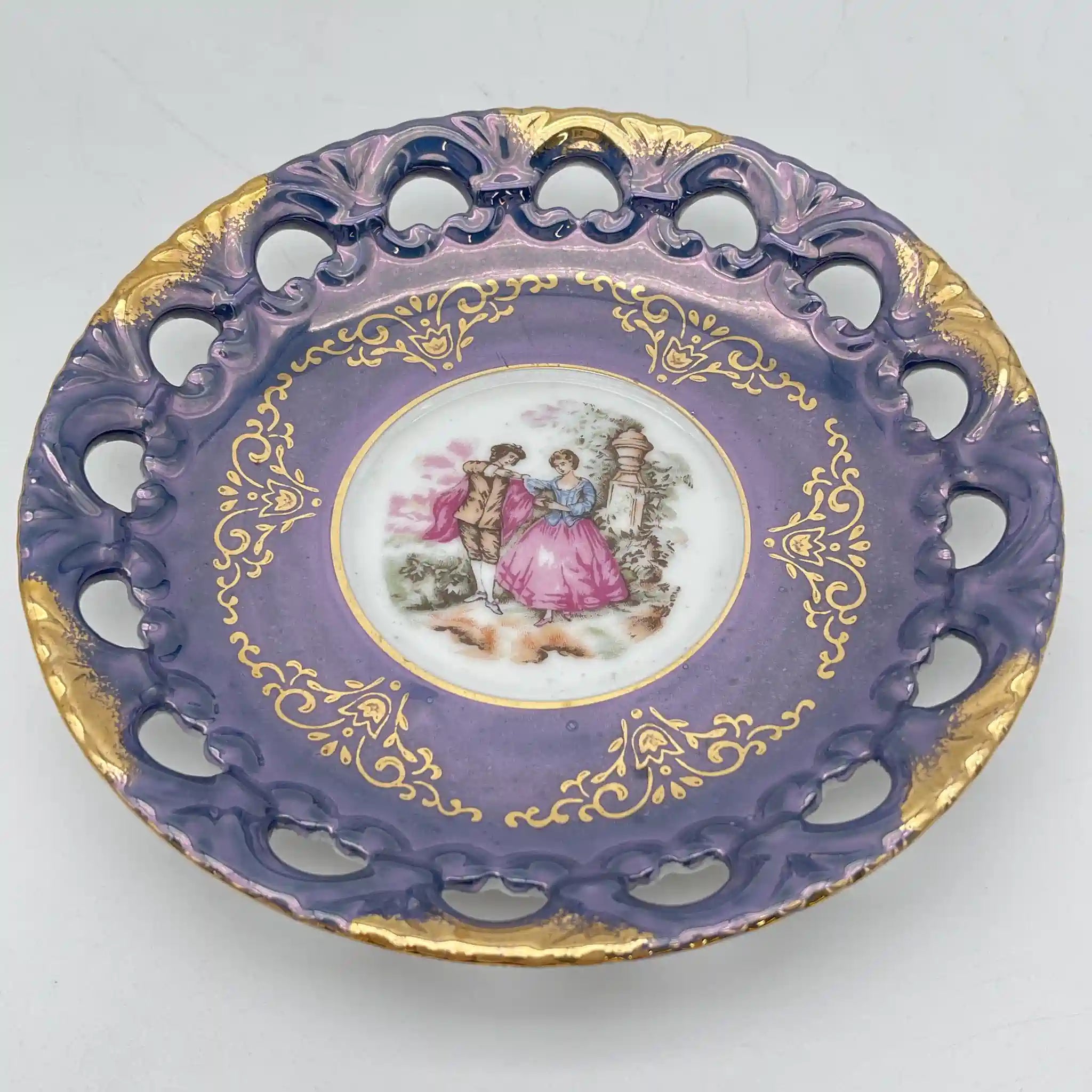 【复古】杯&碟子/大桥陶器/ Golden Fantasy /推测1950-60s /瓷器/日本/ fat galant,金彩