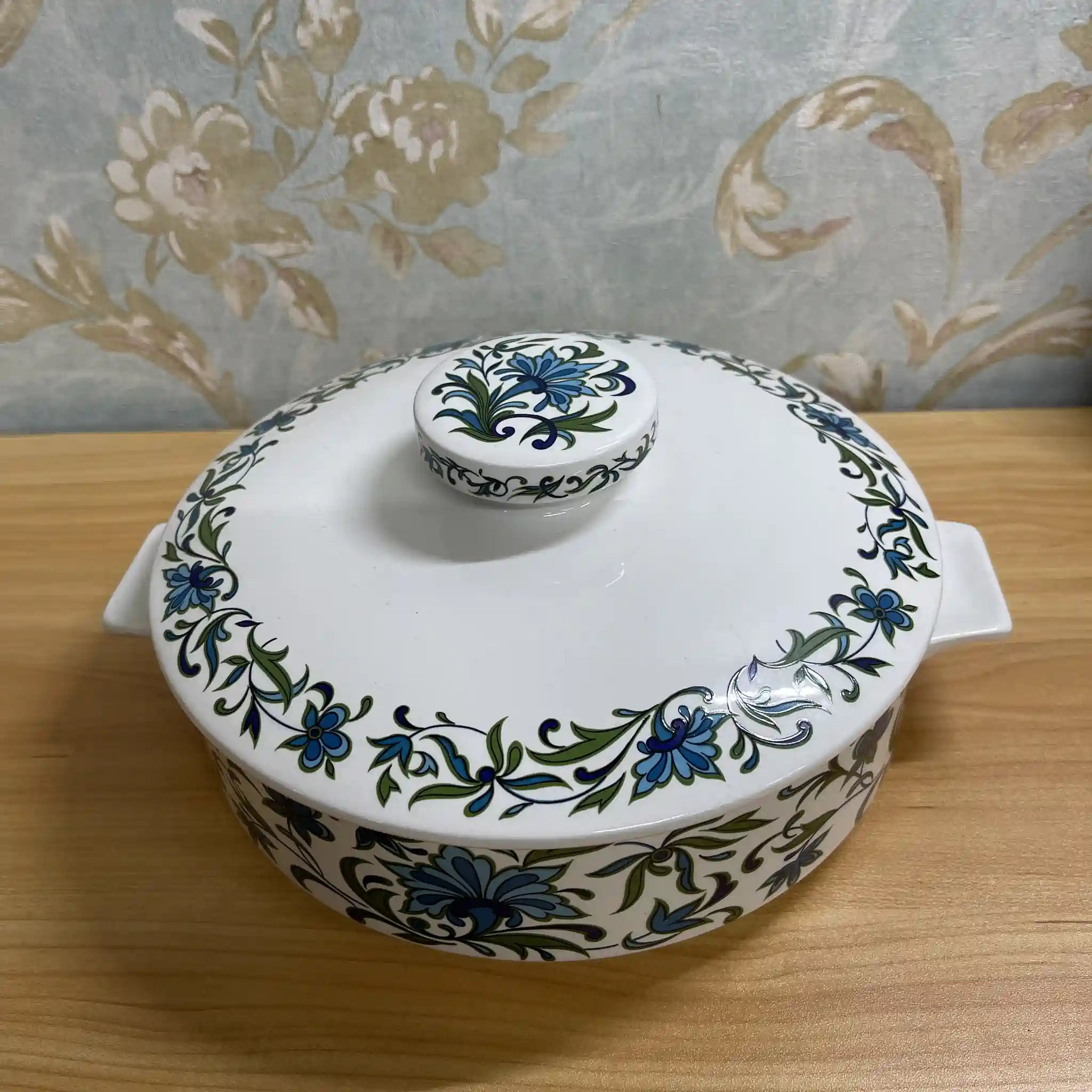 【ビンテージ】 キャセロール / Midwinter / Spanish Garden / 推定20C後期 / 磁器 / イギリス / Jessie Tait