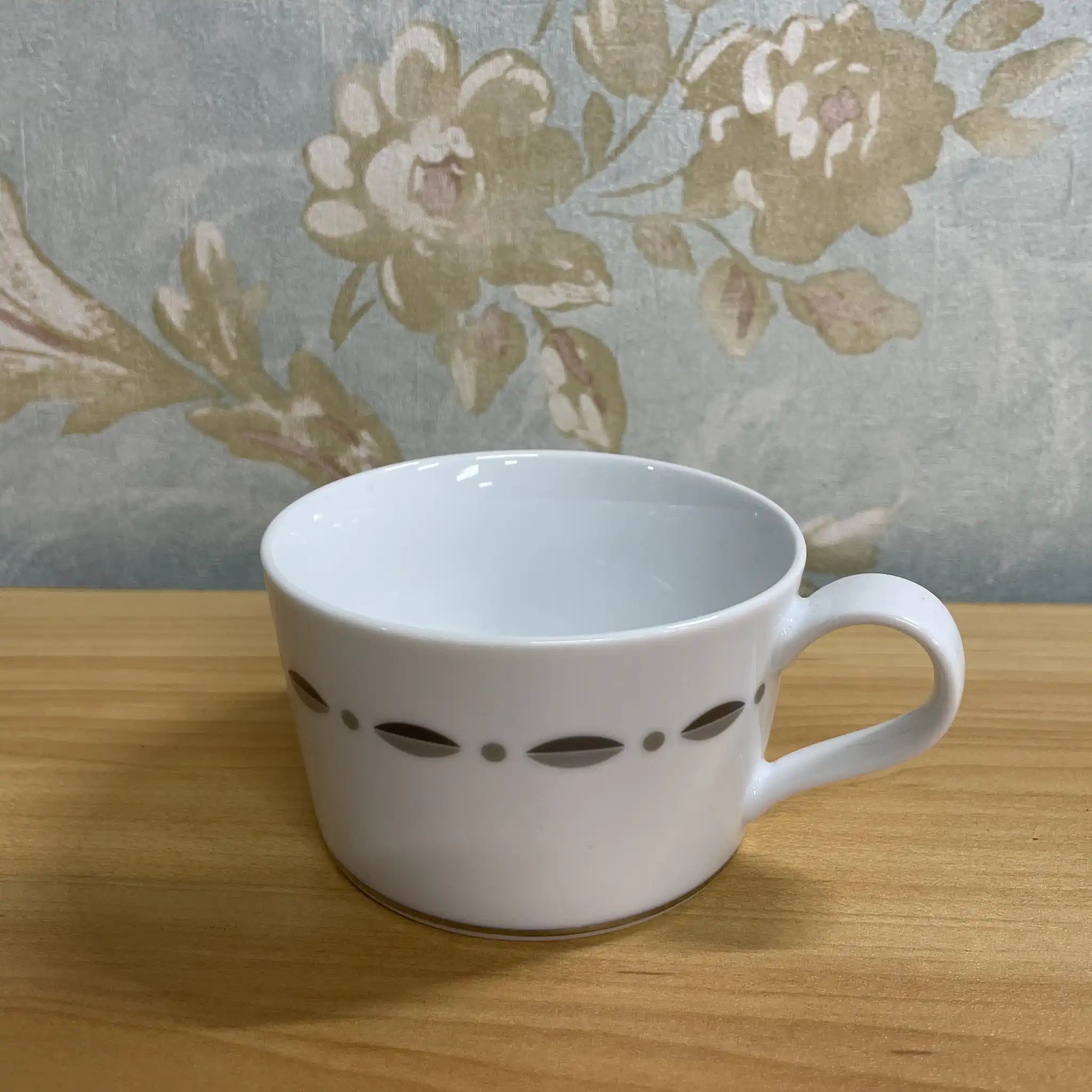 【リユース】 カップ&ソーサー2P / Tiffany&Co. (ティファニー) / Gramercy / 1990-2010s / 磁器 / スリランカ / 銀彩