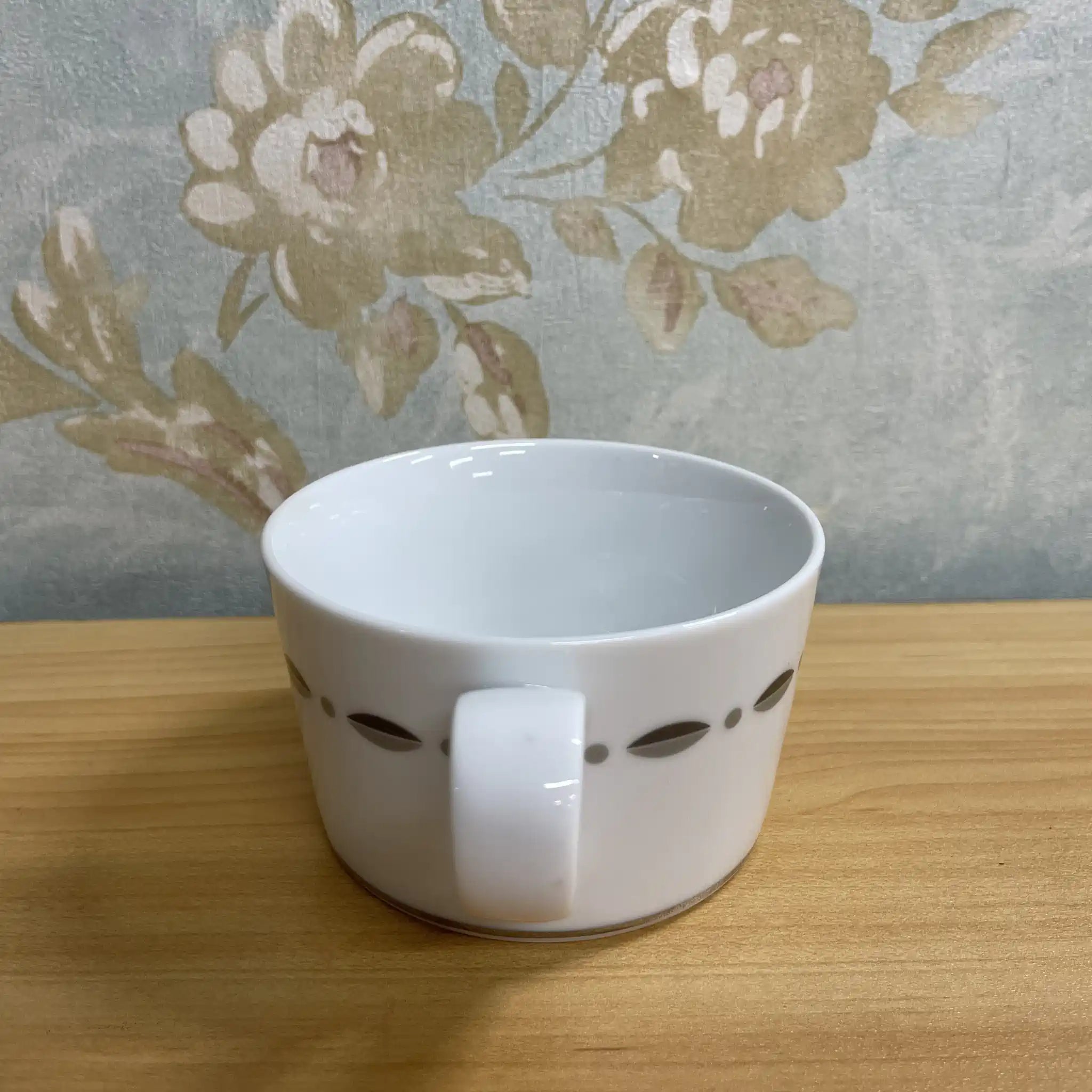 【リユース】 カップ&ソーサー2P / Tiffany&Co. (ティファニー) / Gramercy / 1990-2010s / 磁器 / スリランカ / 銀彩