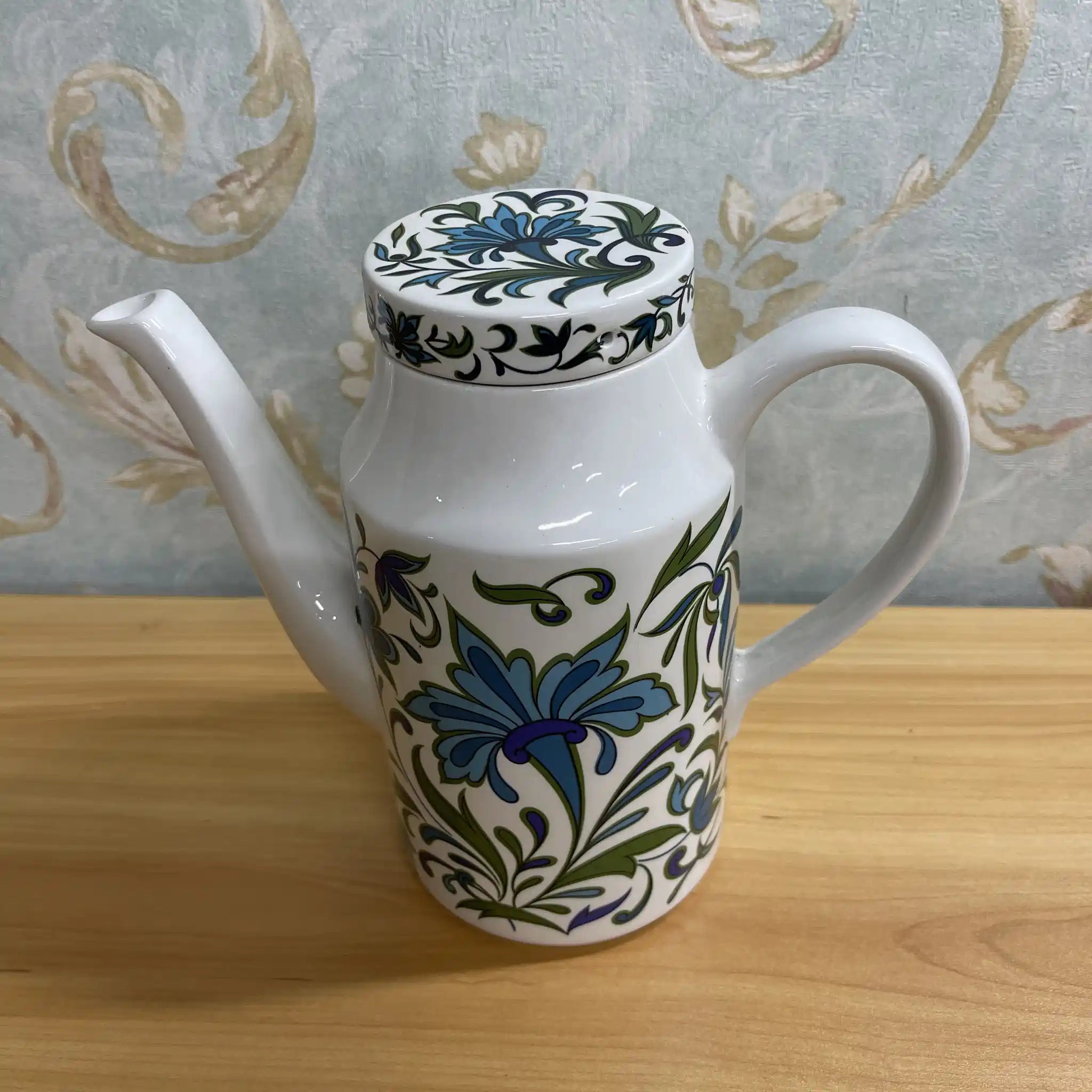 【ビンテージ】 コーヒーポット / Midwinter / Spanish Garden / 推定20C後期 / 磁器 / イギリス / Jessie Tait
