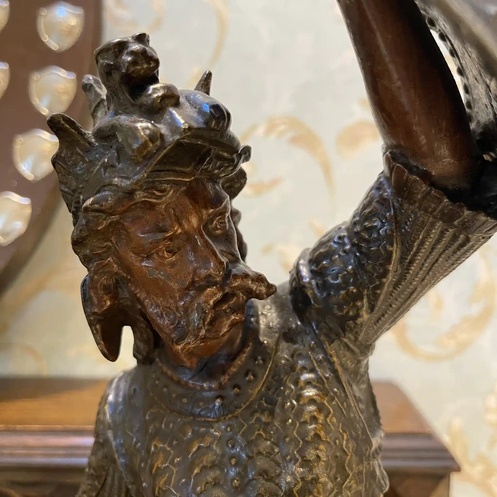 【アンティーク】 ブロンズ像 / 中世の戦士 / 20世紀初頭(推定) / ブロンズ / ヨーロッパ