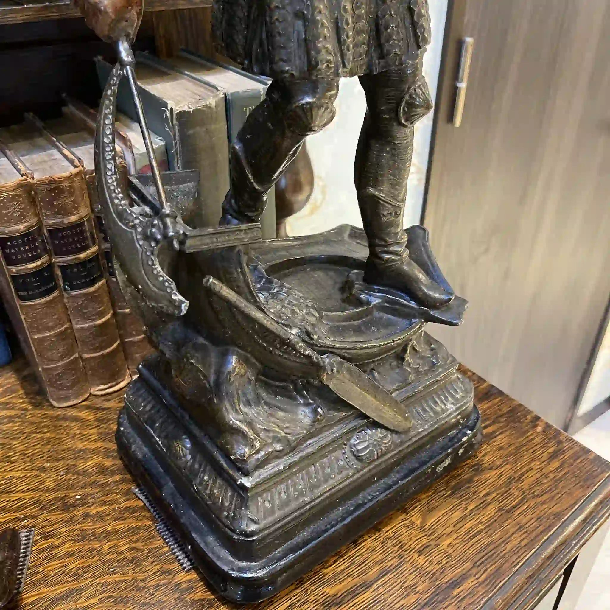 【アンティーク】 ブロンズ像 / 中世の戦士 / 20世紀初頭(推定) / ブロンズ / ヨーロッパ