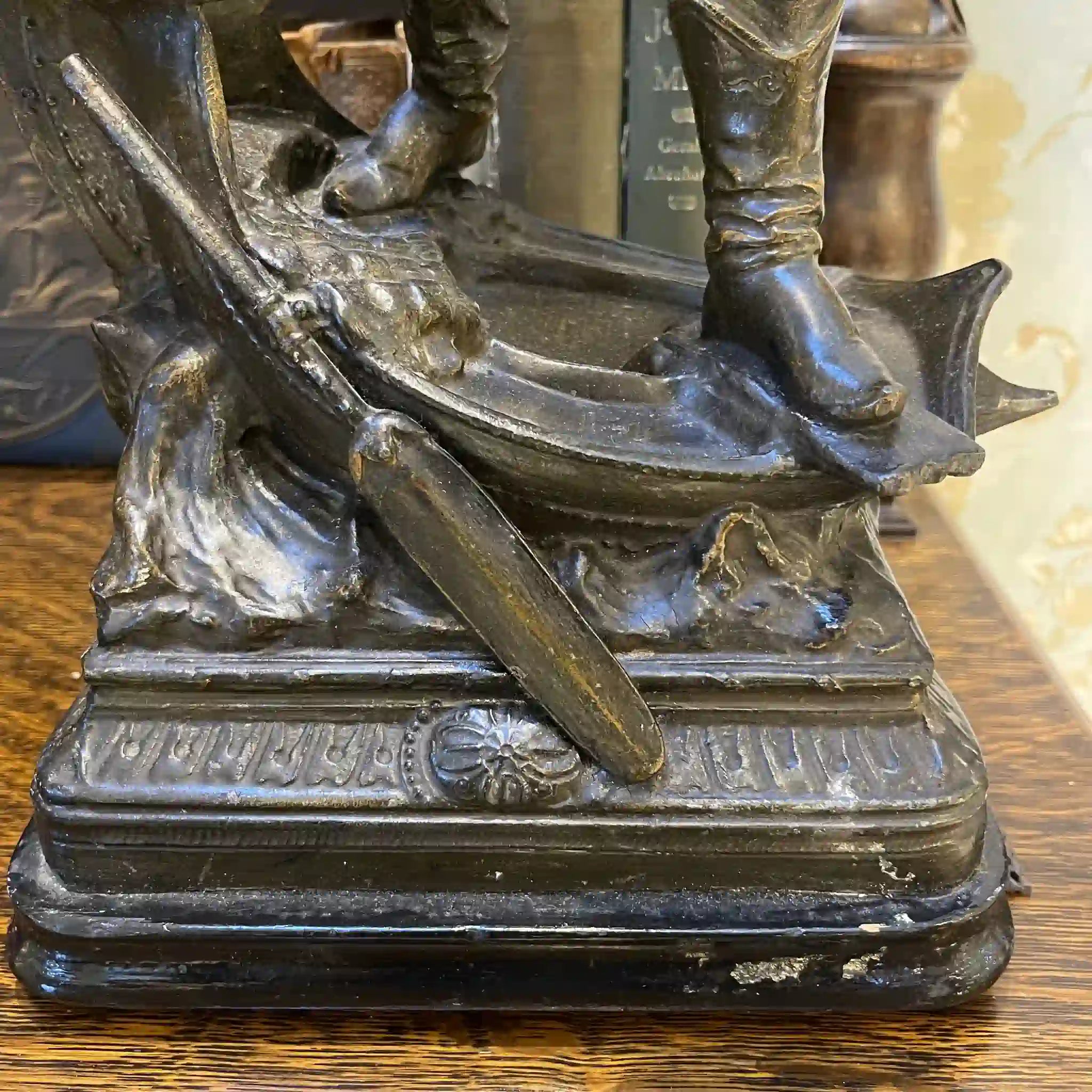 【アンティーク】 ブロンズ像 / 中世の戦士 / 20世紀初頭(推定) / ブロンズ / ヨーロッパ