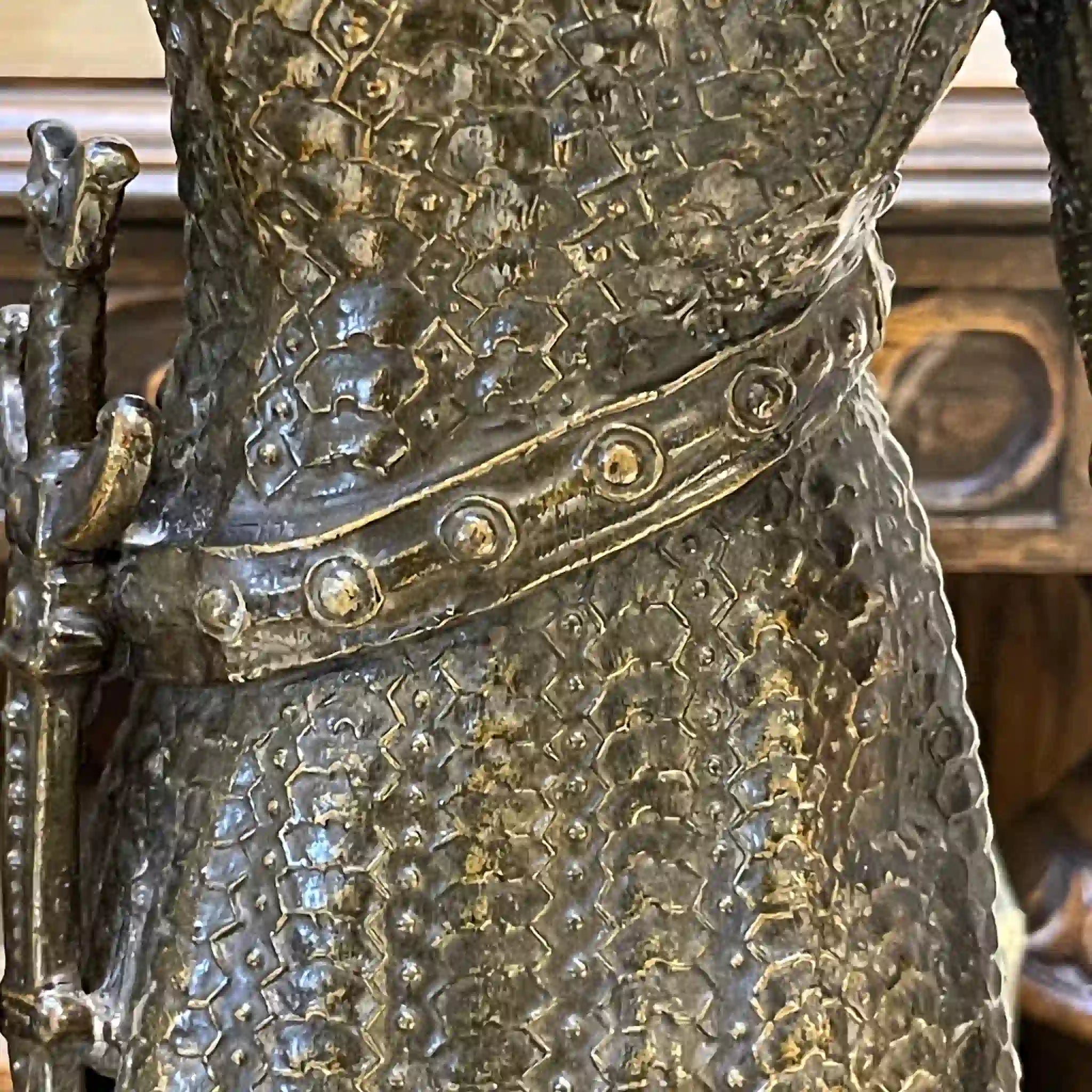 【アンティーク】 ブロンズ像 / 中世の戦士 / 20世紀初頭(推定) / ブロンズ / ヨーロッパ