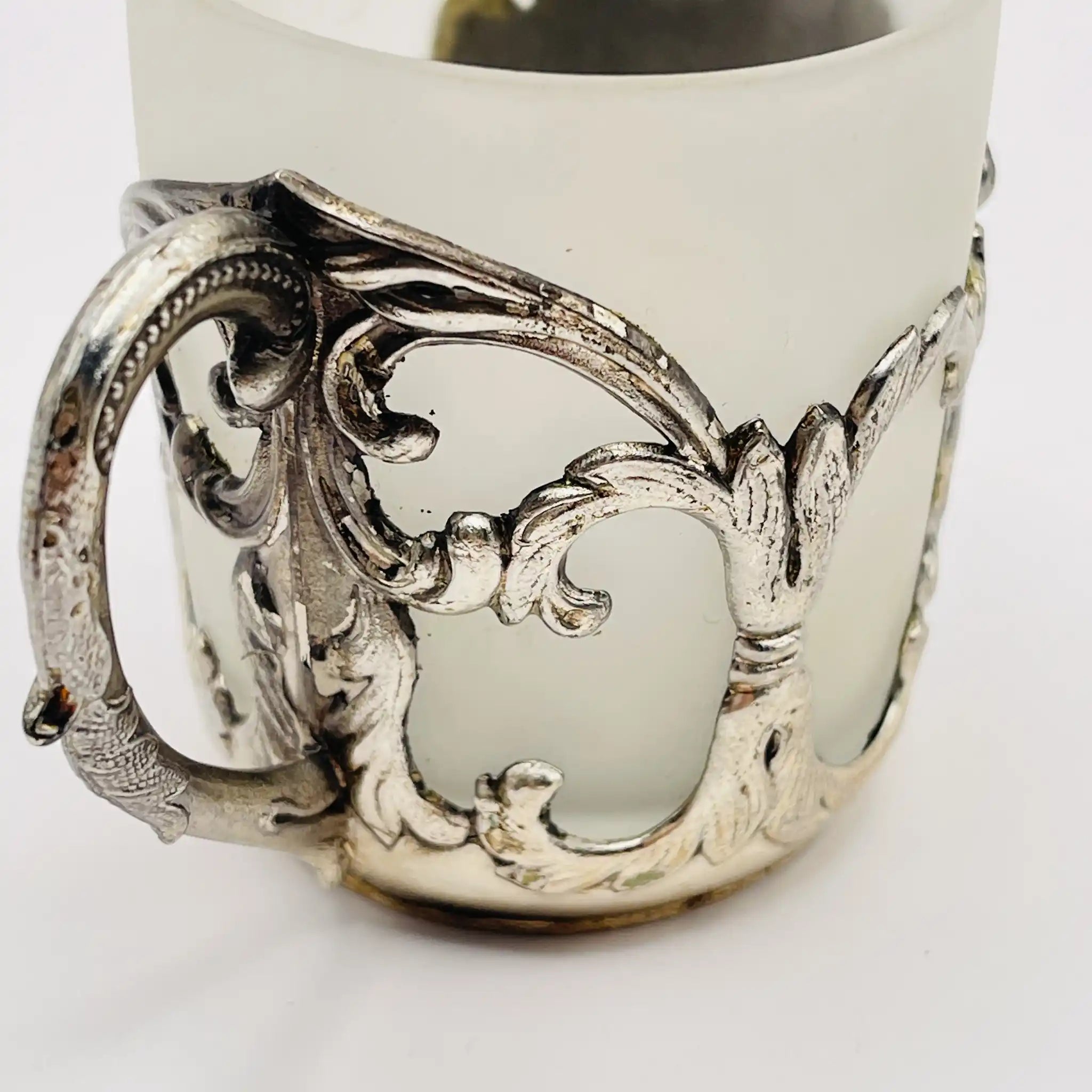 【アンティーク】 ミニティーカップ&ソーサーセット /
/ 19世紀以降 / シルバー / イギリス