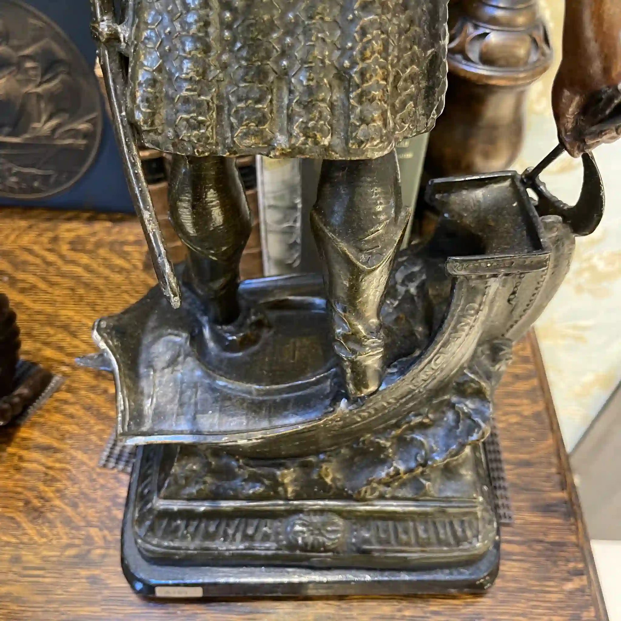 【アンティーク】 ブロンズ像 / 中世の戦士 / 20世紀初頭(推定) / ブロンズ / ヨーロッパ