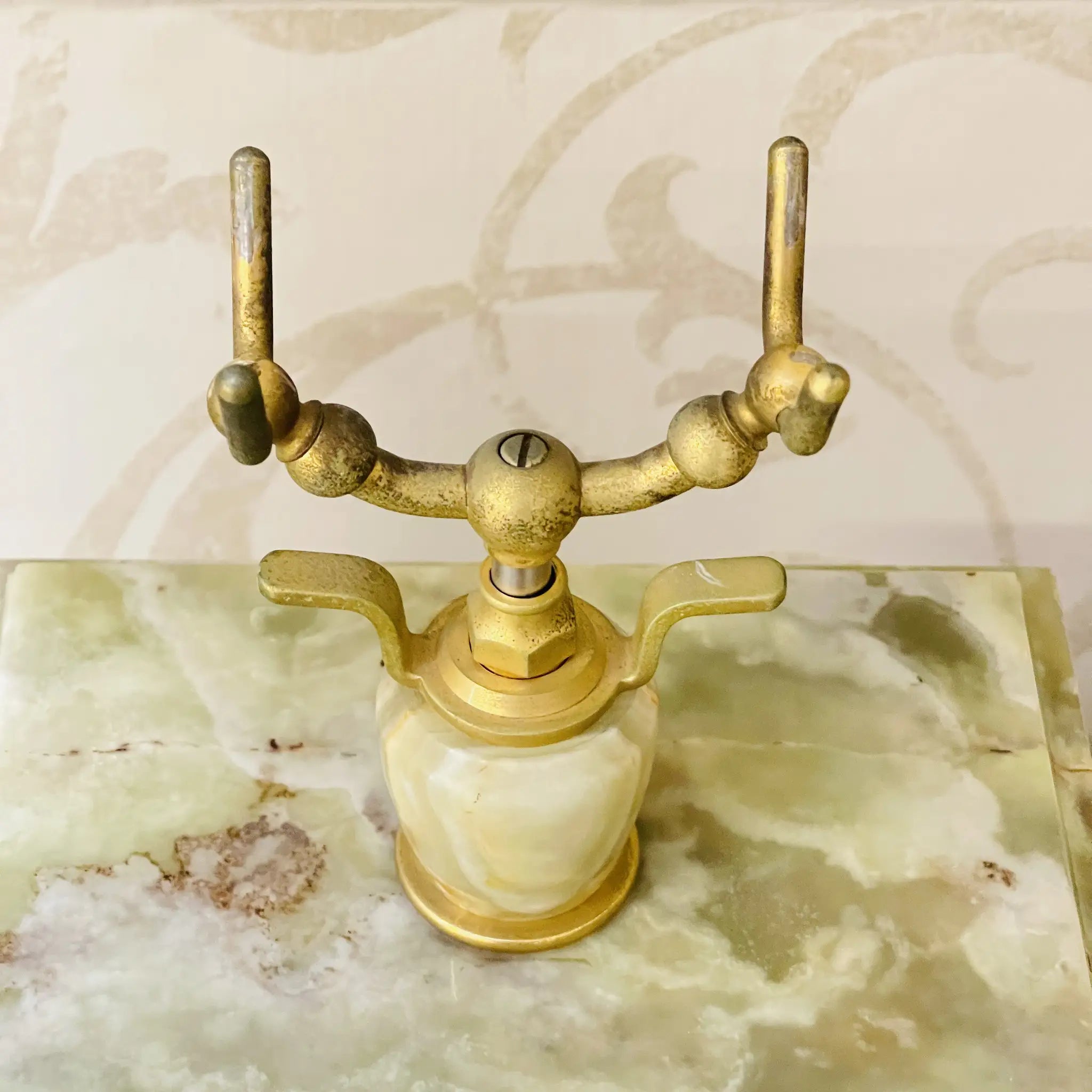 【リユース】 ダイヤル式電話機 / 日興電機製作所 / 大理石