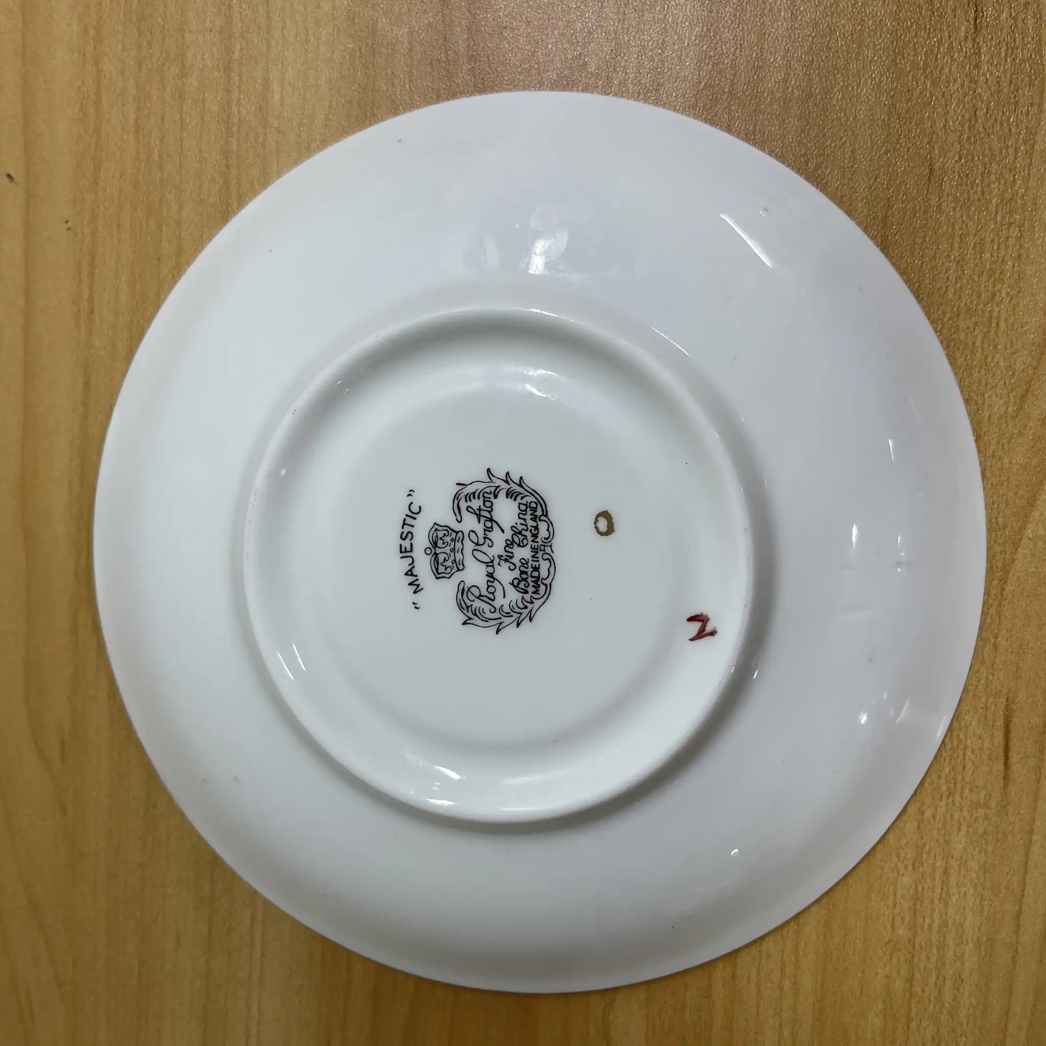 【复古】三重奏(c&s +甜点盘)2p / Royal Grafton / Majestic /估计20c中期/ Fine Bone China /英国/金彩
