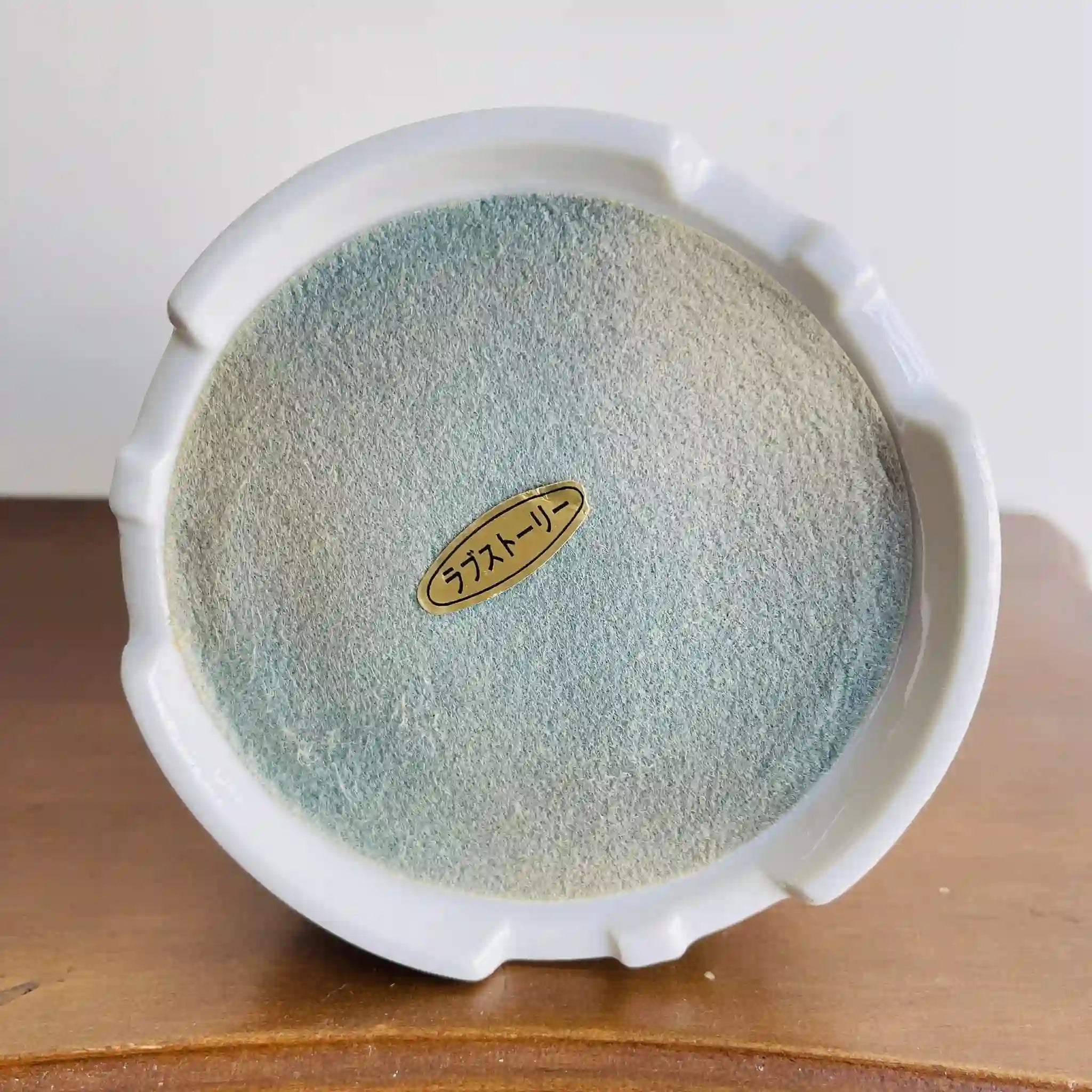 【リユース】 フィギュリンオルゴール人形 / ドマン(Demain) / コバルト人形シリーズ / 1980年頃 / 陶器 / イタリア / 補修あり