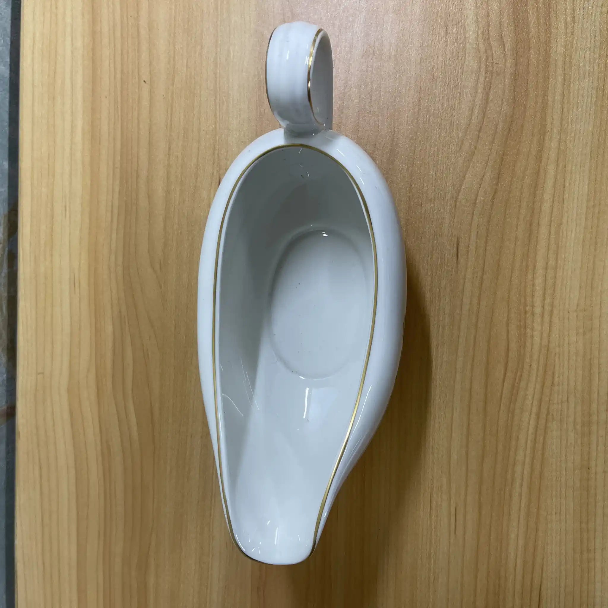 【复古】酱料船+茶托/ Royal Doulton / Larchmont /估计20c中后期/瓷器/英国/金彩