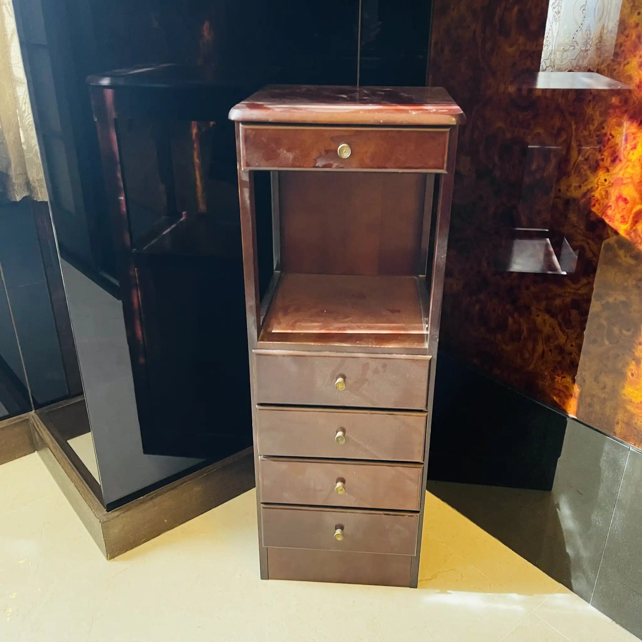 【リユース】 サイドチェスト 引き出し5段