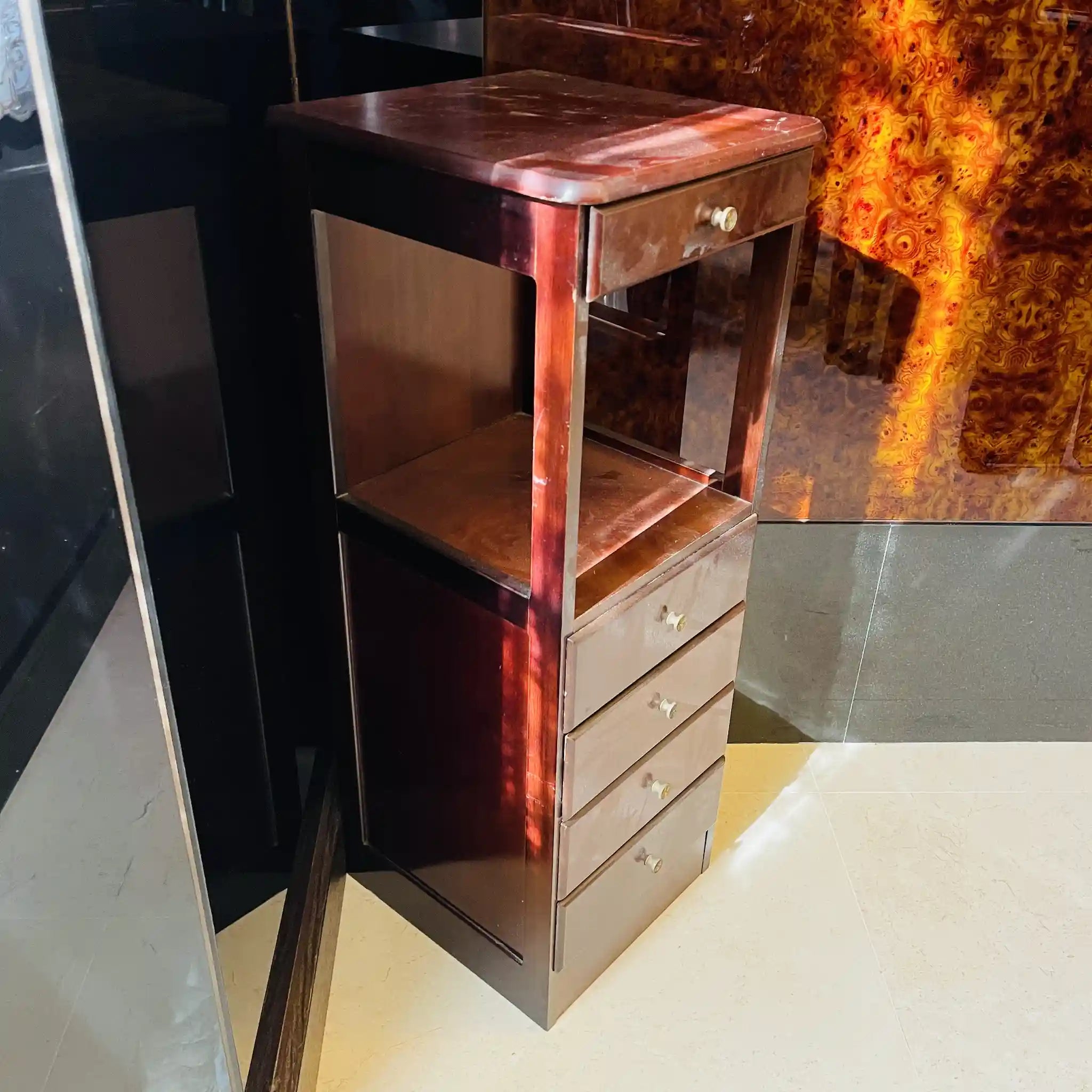 【リユース】 サイドチェスト 引き出し5段